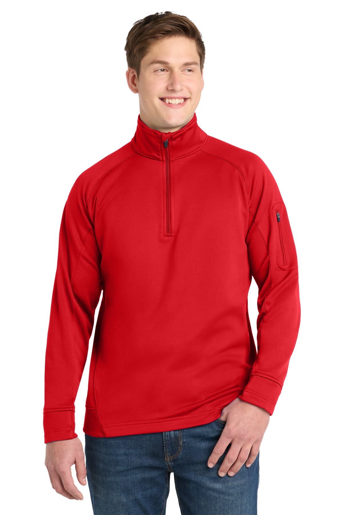 Sport-Tek ® Tech Fleece 1/4-Zip Pullover. F247 thumbnail 4