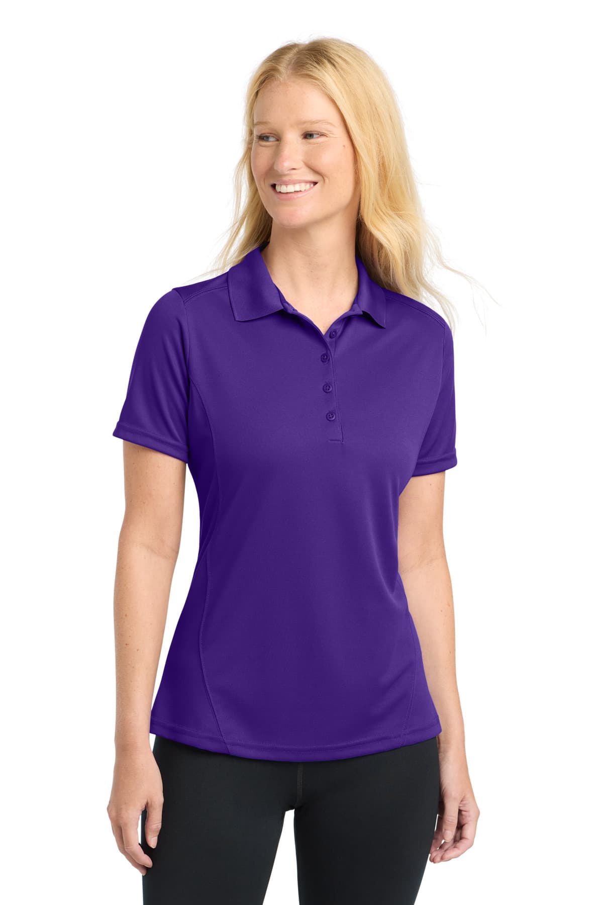 Sport-Tek ® Women's Dry Zone ® Raglan Accent Polo. L475 thumbnail 5