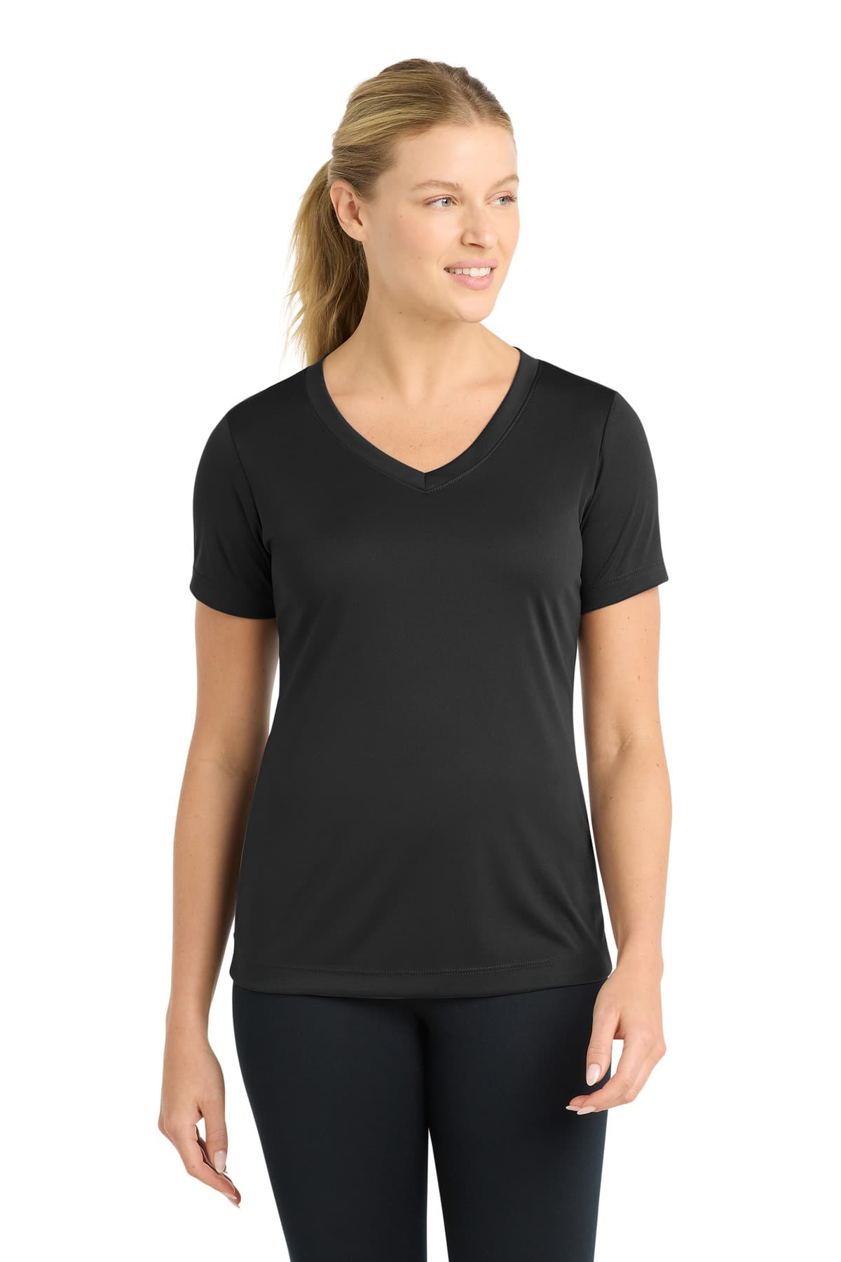 Sport-Tek ® Women's PosiCharge ® Competitor V-Neck Tee. LST353 thumbnail 2