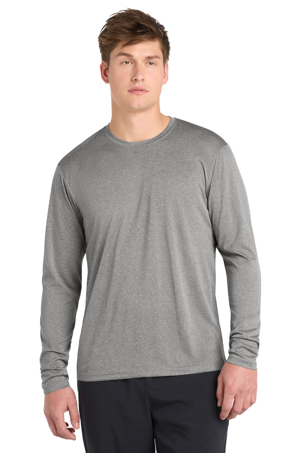 Sport-Tek ® Long Sleeve Heather Contender  Tee. ST360LS thumbnail 5