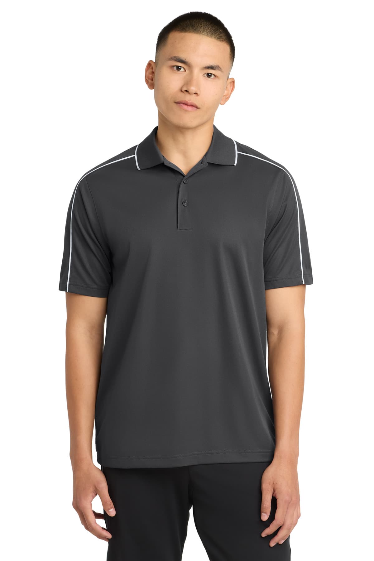 Sport-Tek ® Micropique Sport-Wick ® Piped Polo. ST653 thumbnail 5