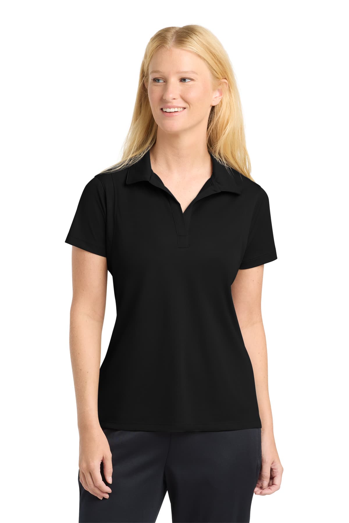Sport-Tek ® Women's Micropique Sport-Wick ® Polo. LST650 thumbnail 2