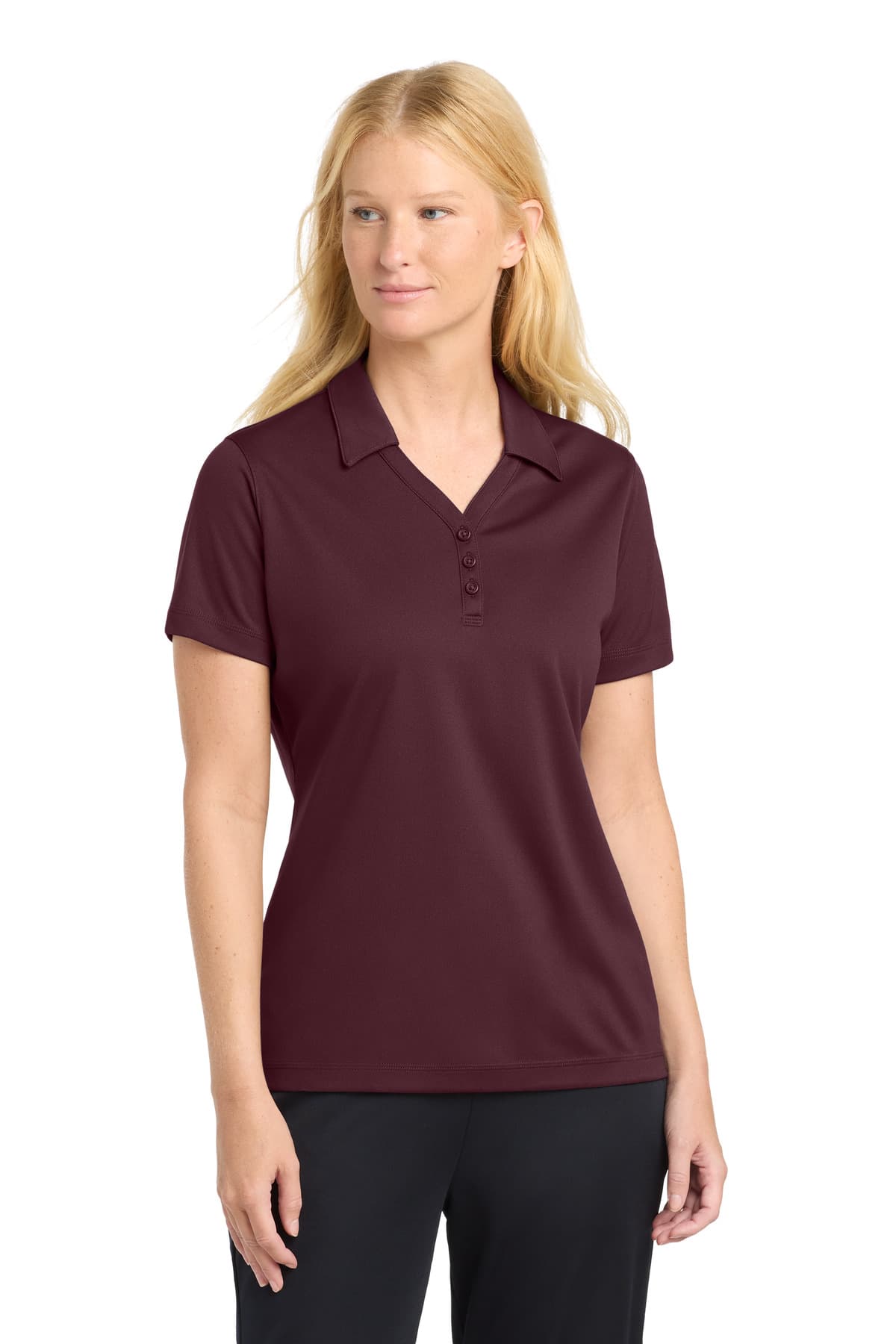 Sport-Tek ® Women's PosiCharge ® Micro-Mesh Polo. LST680 thumbnail 5