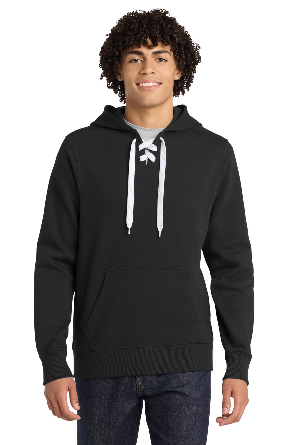 Sport-Tek ® Lace Up Pullover Hooded Sweatshirt. ST271 thumbnail 3