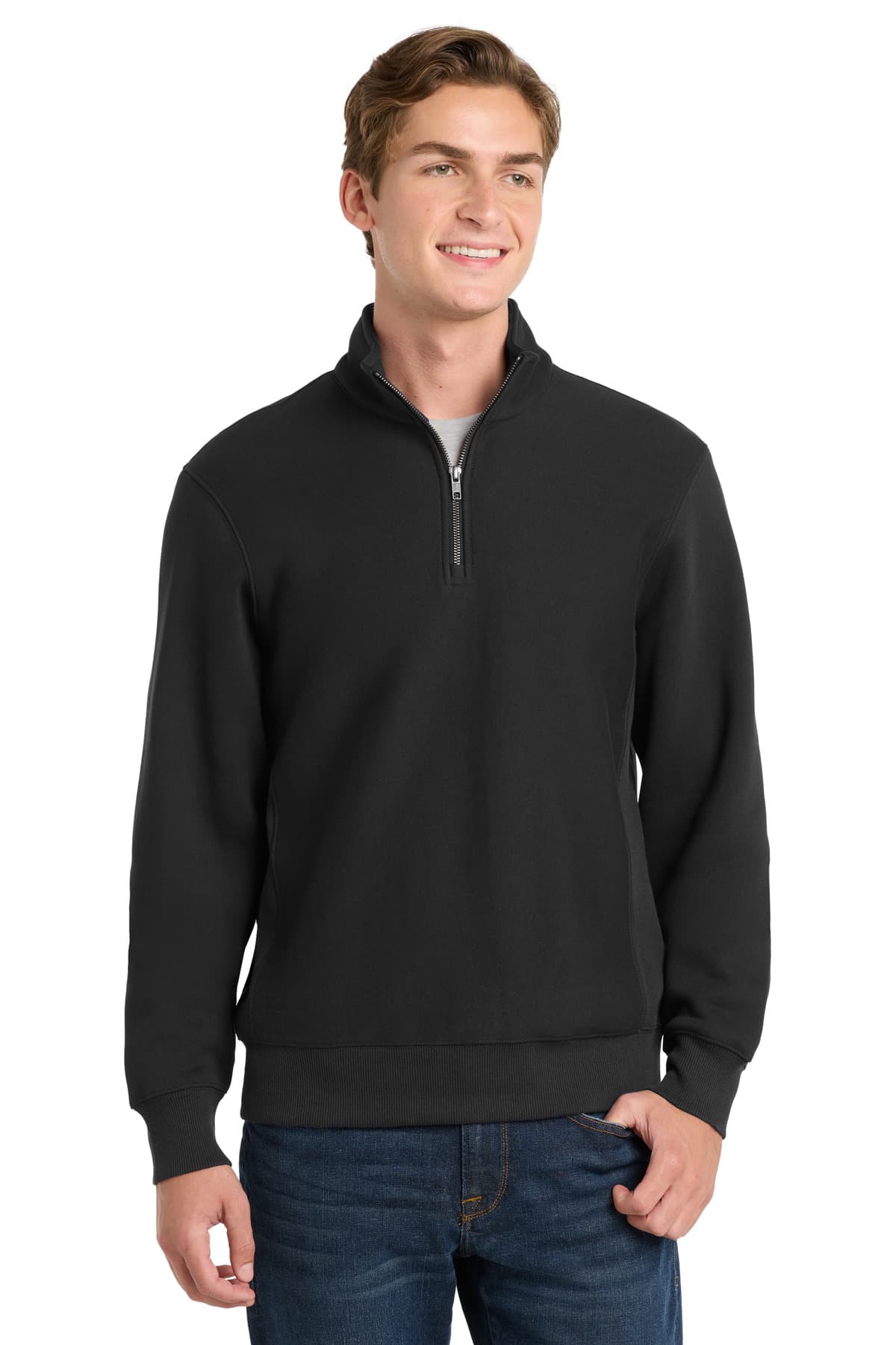 Sport-Tek ® Super Heavyweight 1/4-Zip Pullover Sweatshirt. ST283 thumbnail 3