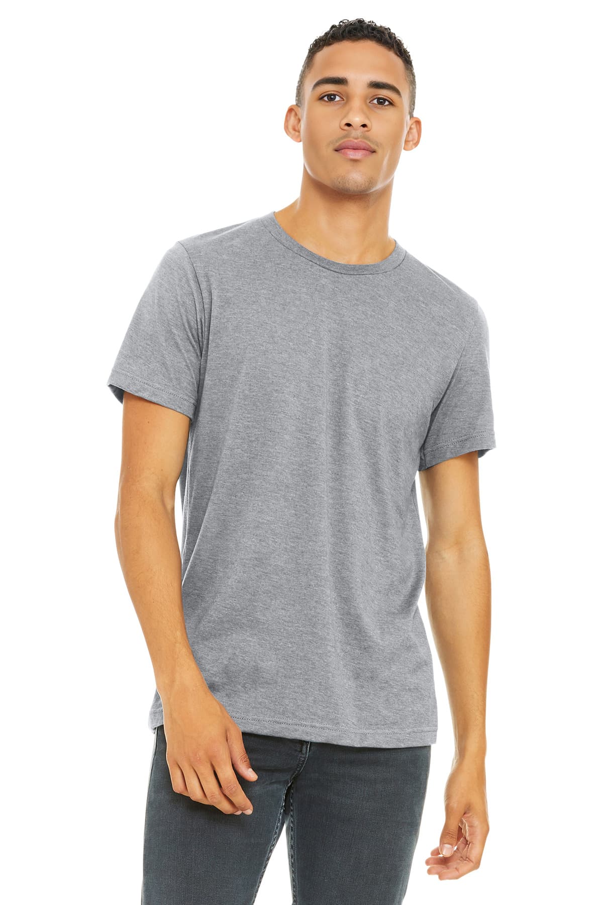 BELLA+CANVAS ® Unisex Heather CVC Short Sleeve Tee. BC3001CVC thumbnail 2