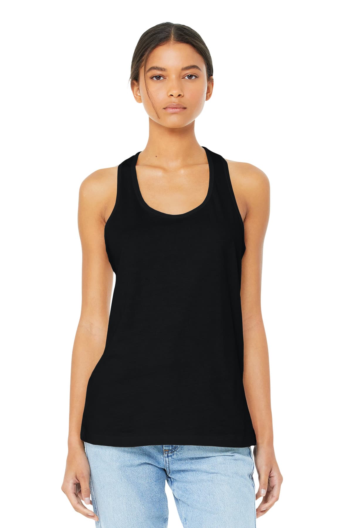 BELLA+CANVAS ® Women's Jersey Racerback Tank. BC6008 thumbnail 3