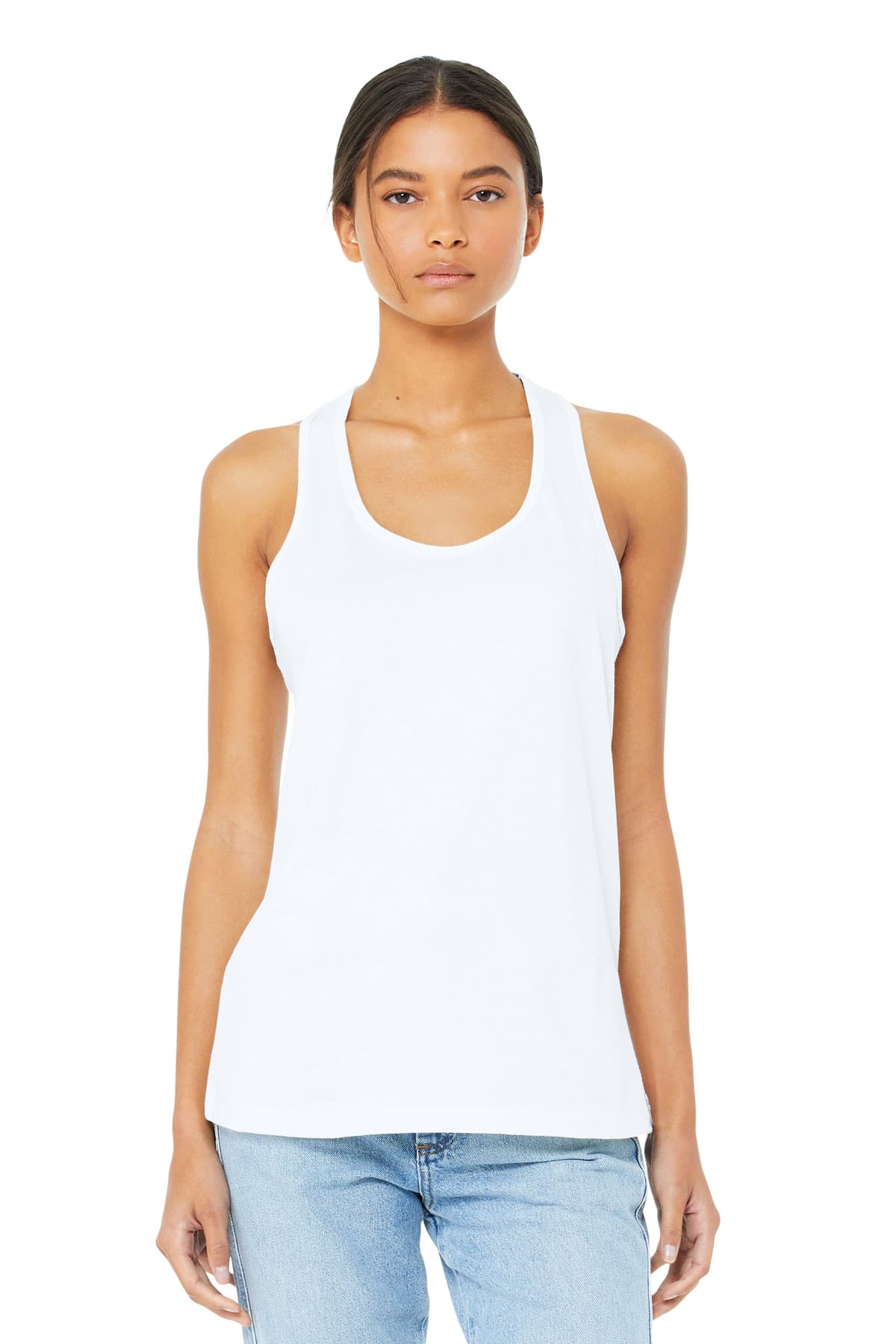 BELLA+CANVAS ® Women's Jersey Racerback Tank. BC6008 thumbnail 6