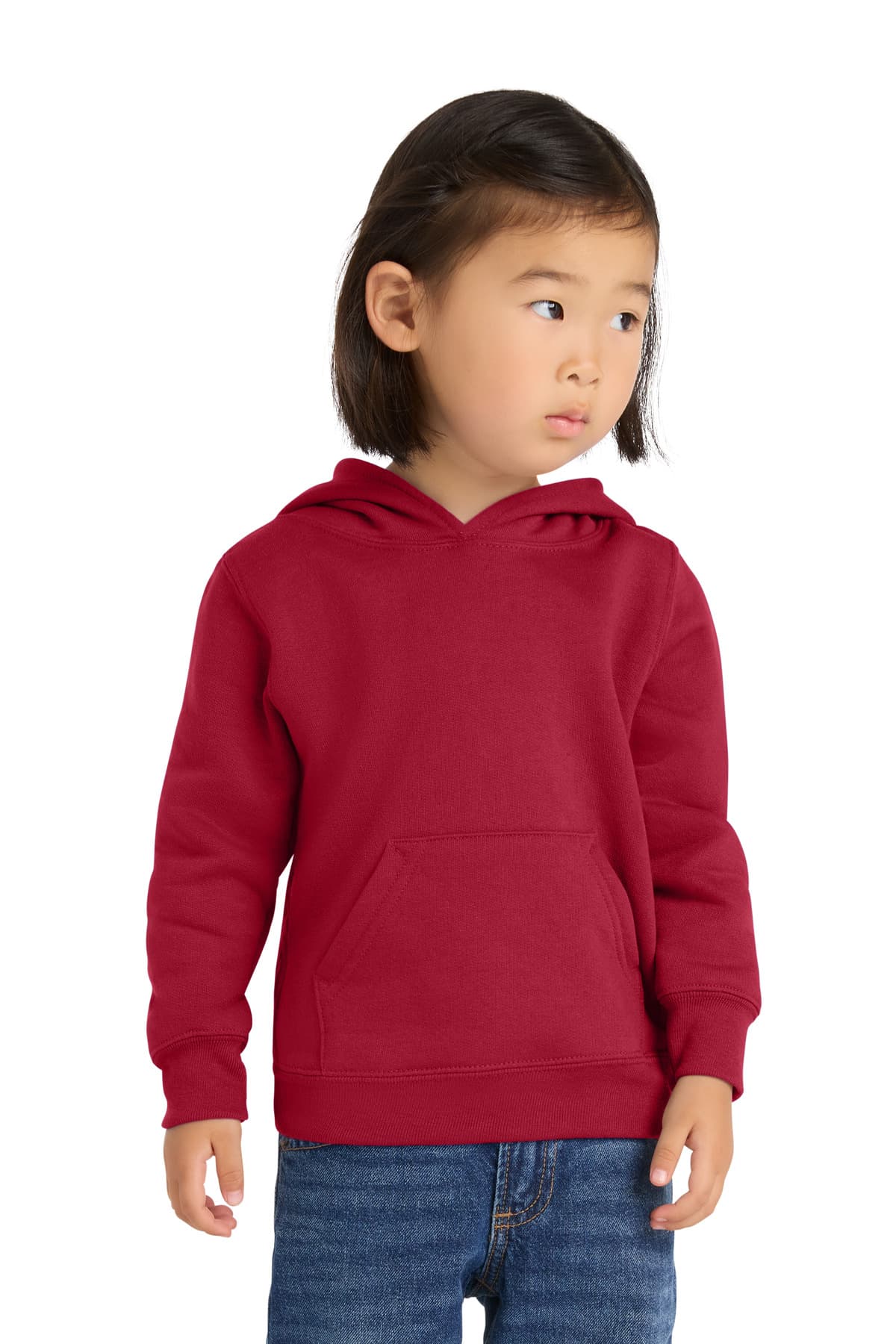 Port & Co  Toddler Core Fleece Pullover Hooded Sweatshirt. CAR78TH thumbnail 2