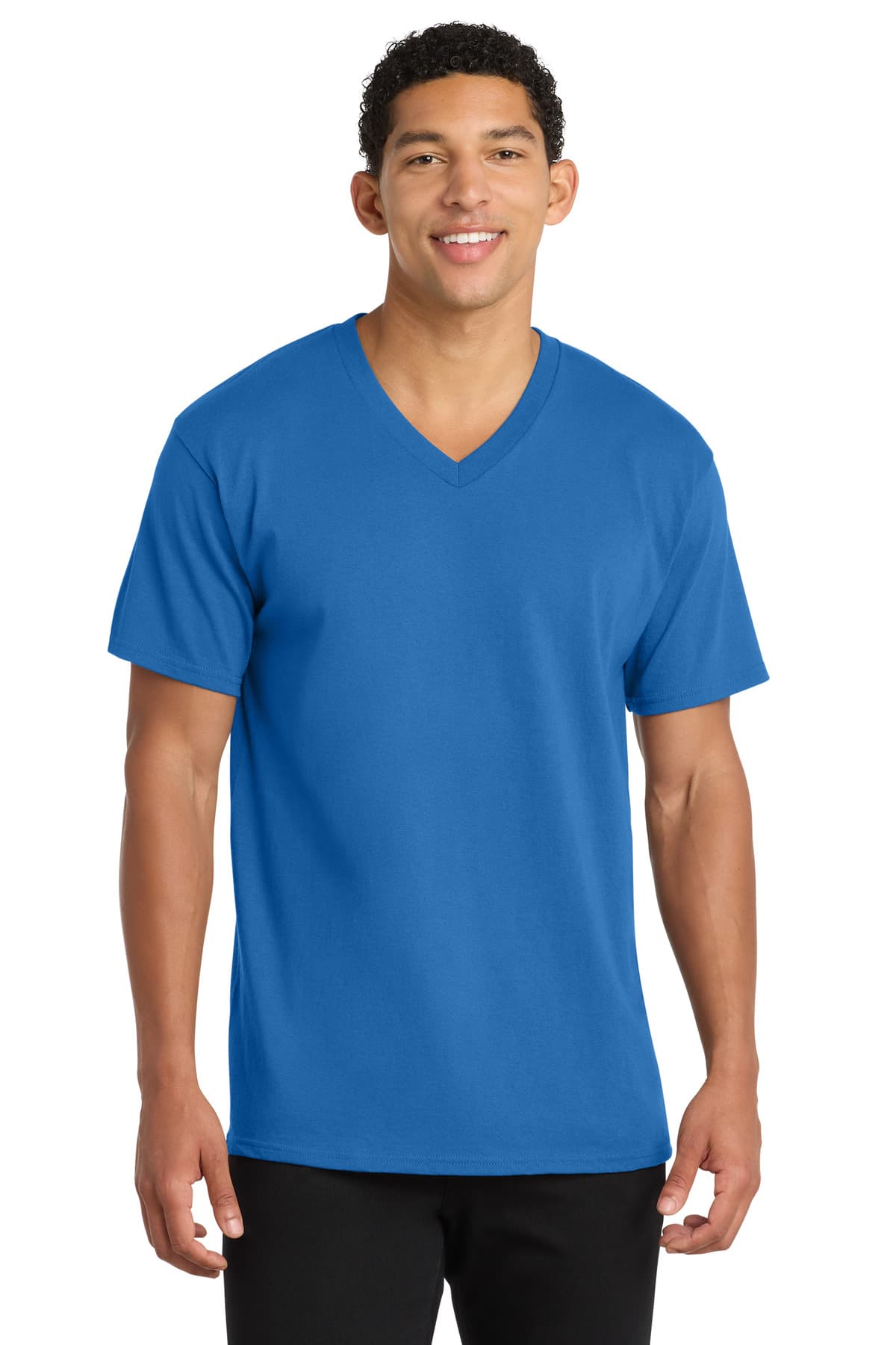 Port & Co ™ Core Cotton V-Neck Tee. PC54V thumbnail 6