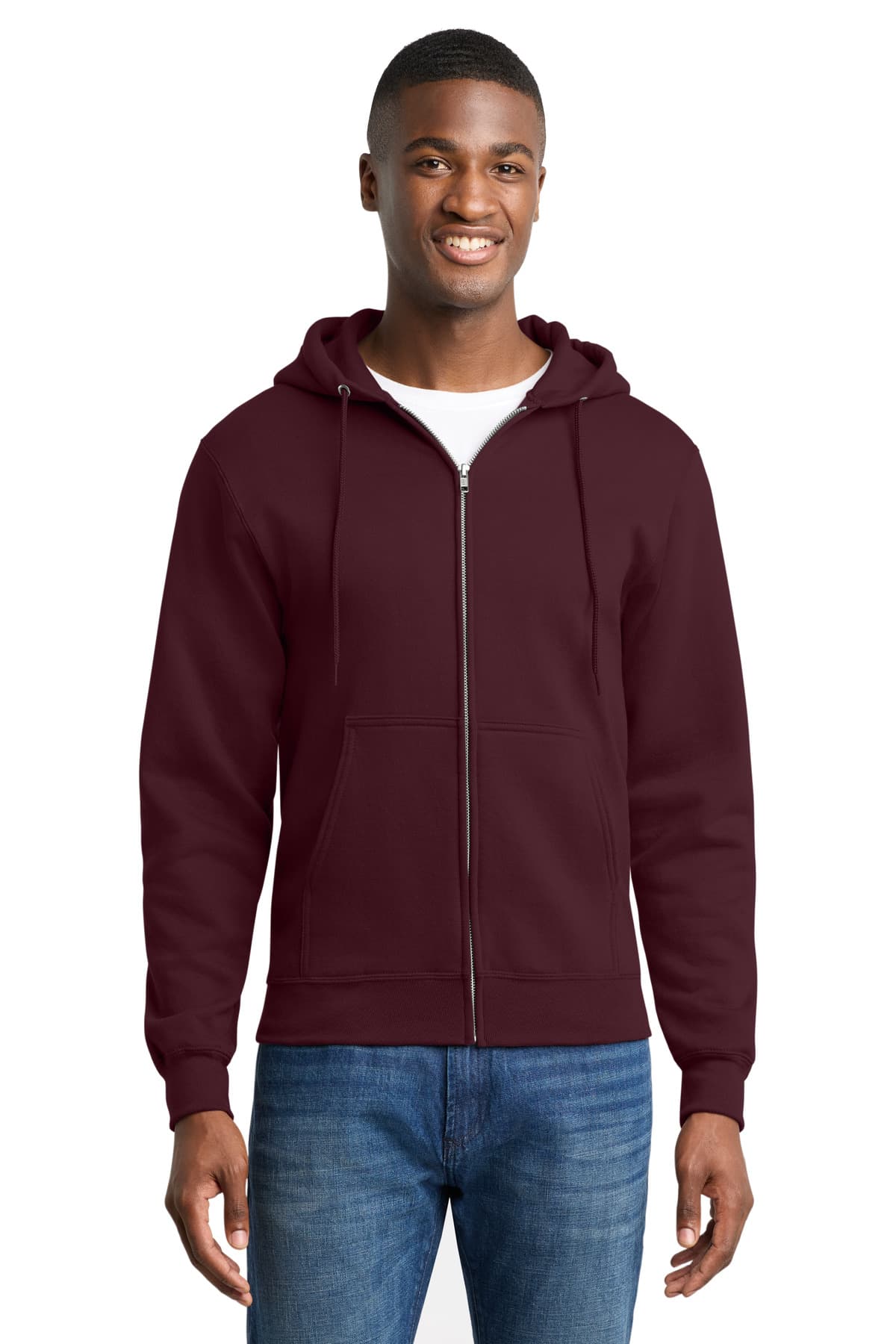 Port & Co  Core Fleece Full-Zip Hooded Sweatshirt. PC78ZH thumbnail 4