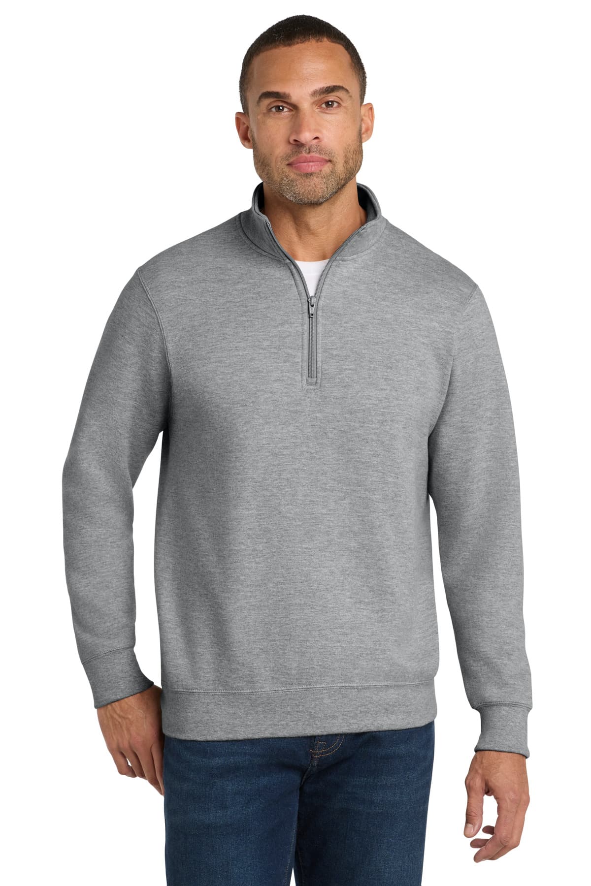 Port & Co  Fan Favorite Fleece 1/4-Zip Pullover Sweatshirt. PC850Q thumbnail 2