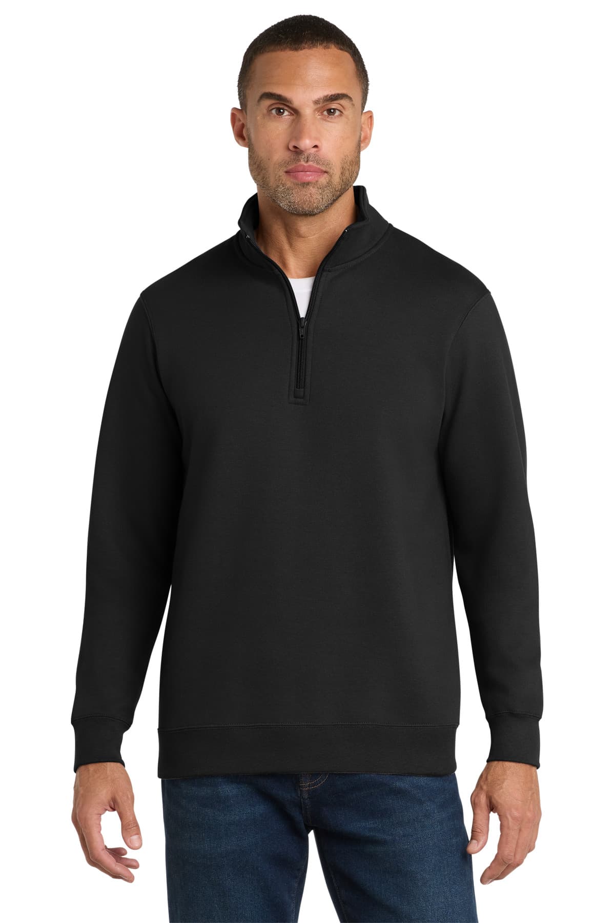 Port & Co  Fan Favorite Fleece 1/4-Zip Pullover Sweatshirt. PC850Q thumbnail 3