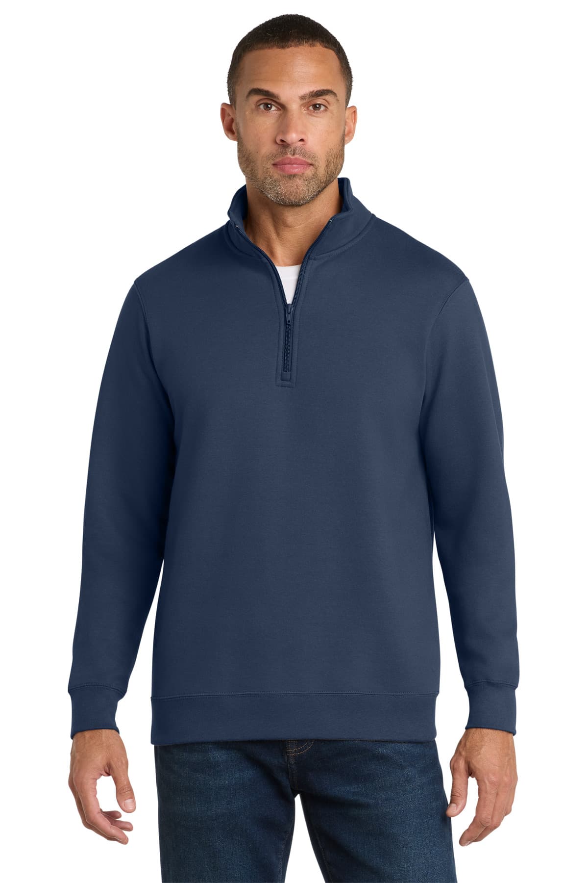 Port & Co ™ Fan Favorite Fleece 1/4-Zip Pullover Sweatshirt. PC850Q thumbnail 4