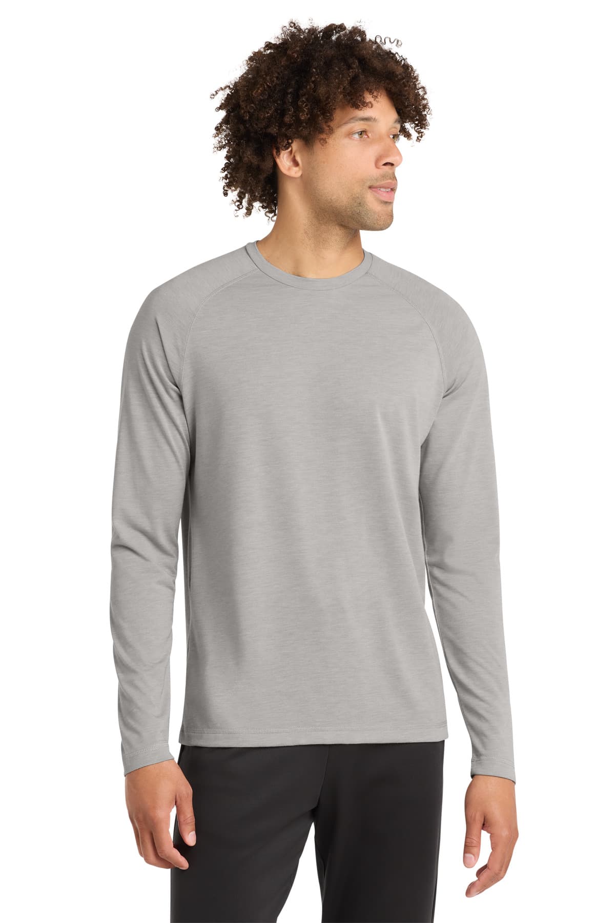Sport-Tek ® PosiCharge ® Long Sleeve Tri-Blend Wicking Raglan Tee ST400LS thumbnail 5