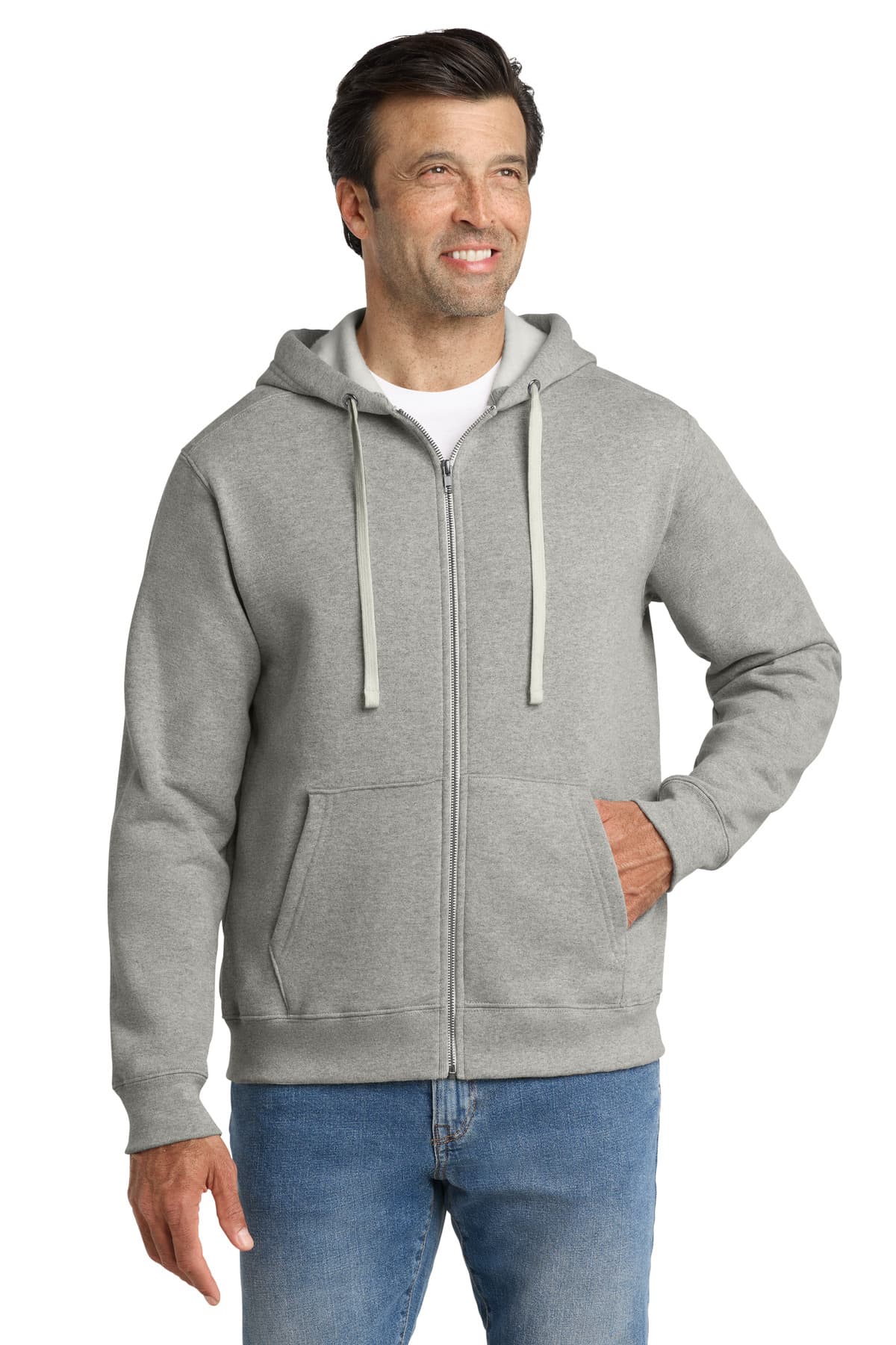 Volunteer Knitwear  Chore Fleece Full-Zip Hoodie VL130ZH thumbnail 4