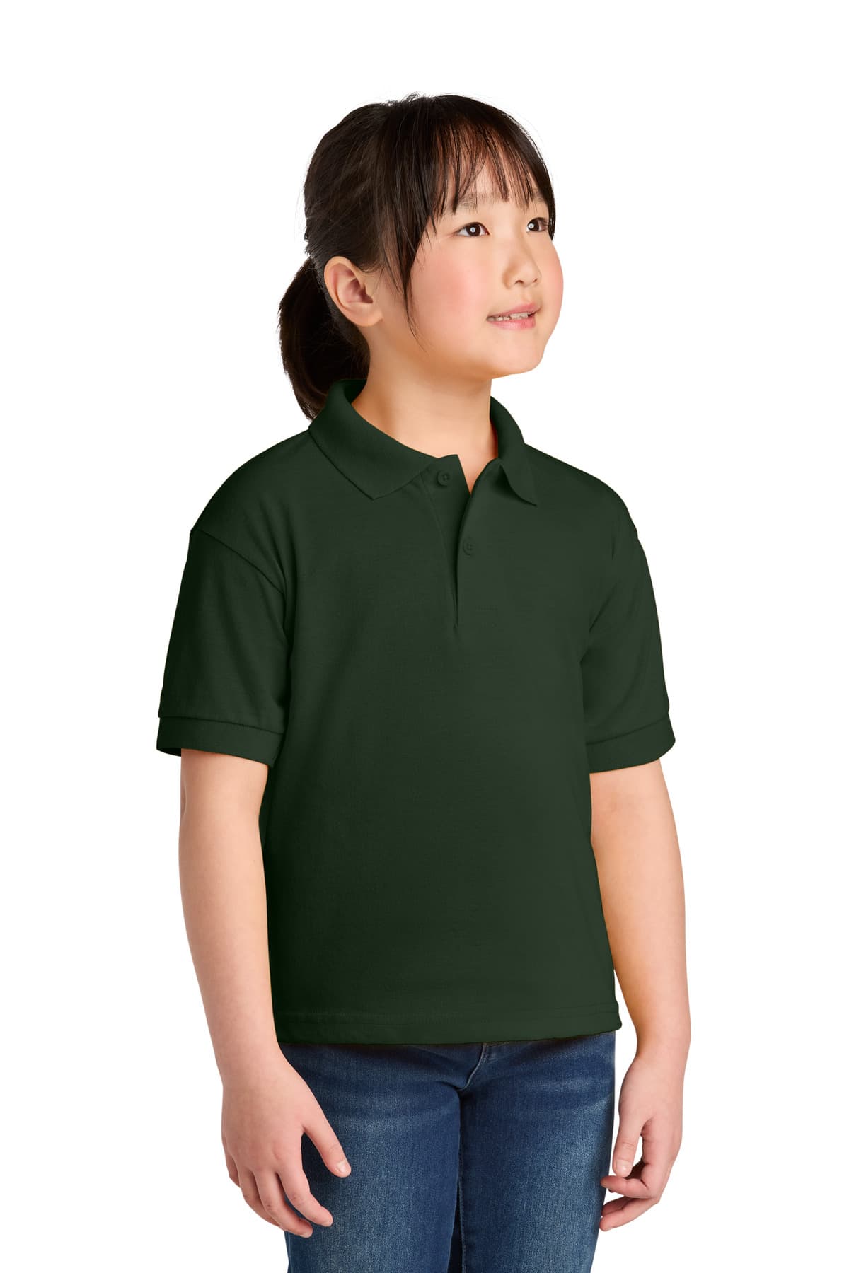 Gildan ® Youth DryBlend ® 6-Ounce Jersey Knit Sport Shirt. 8800B thumbnail 3