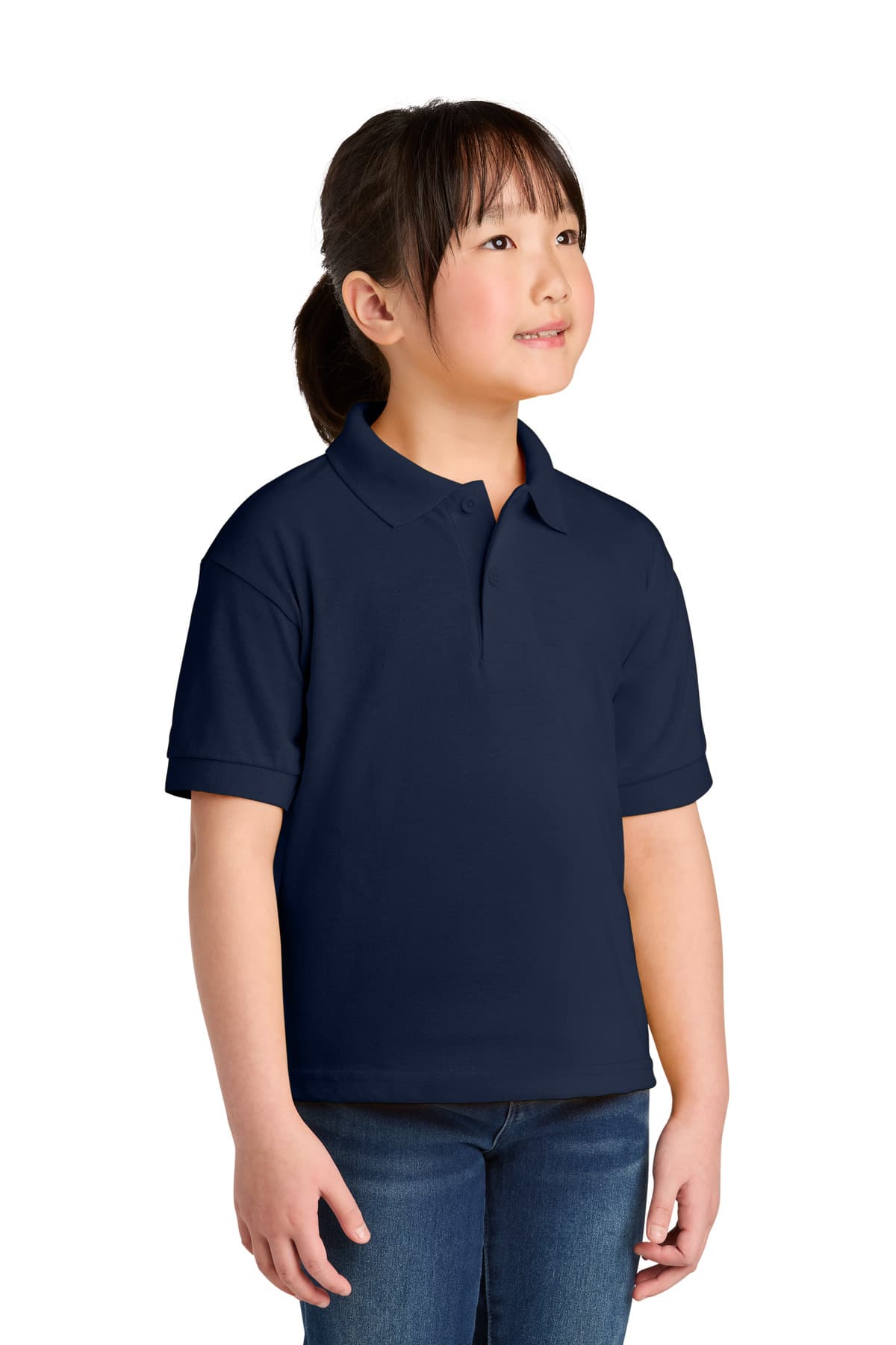 Gildan ® Youth DryBlend ® 6-Ounce Jersey Knit Sport Shirt. 8800B thumbnail 5