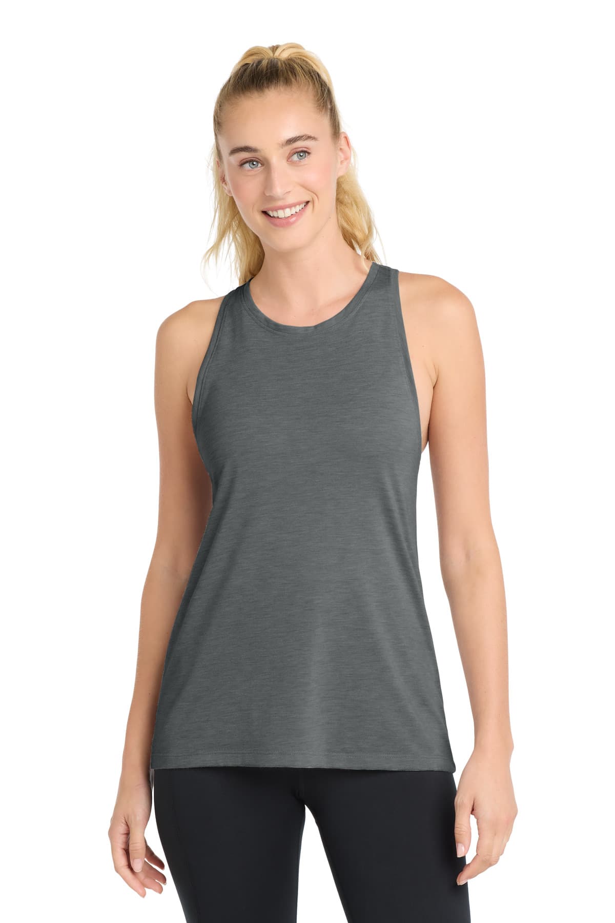 Sport-Tek ® Women's PosiCharge ® Tri-Blend Wicking Tank. LST402 thumbnail 3