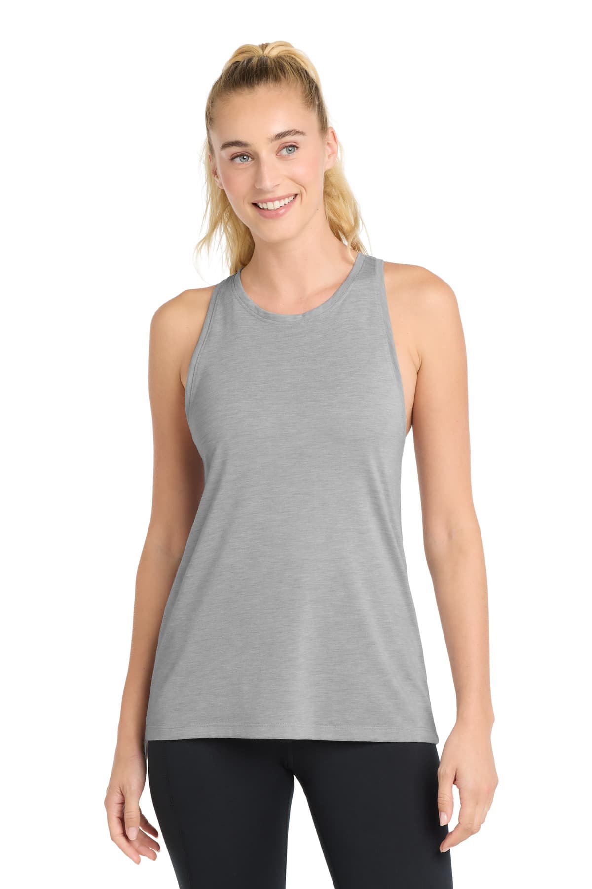 Sport-Tek ® Women's PosiCharge ® Tri-Blend Wicking Tank. LST402 thumbnail 4