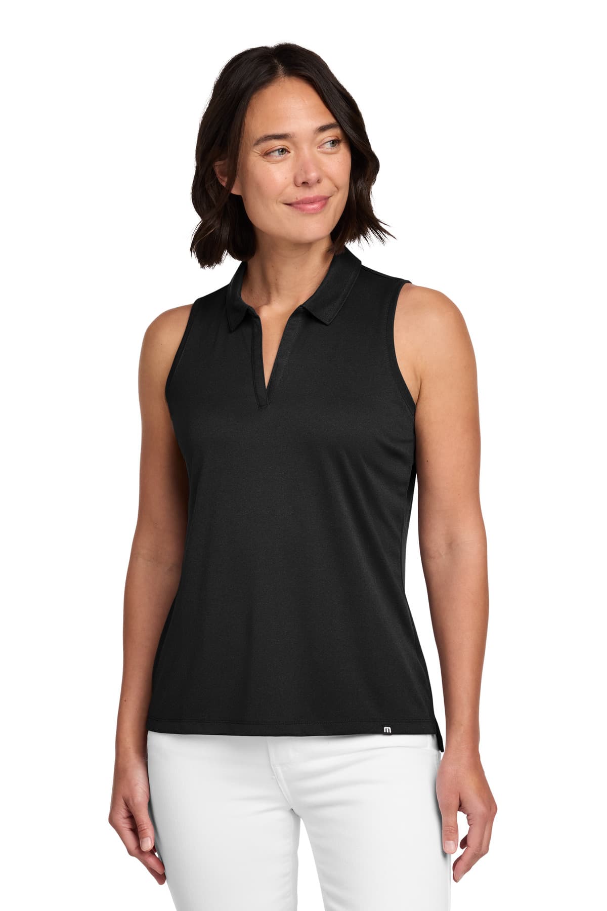 TravisMathew Women's Coto Performance Sleeveless Polo TM1WX001 thumbnail 3