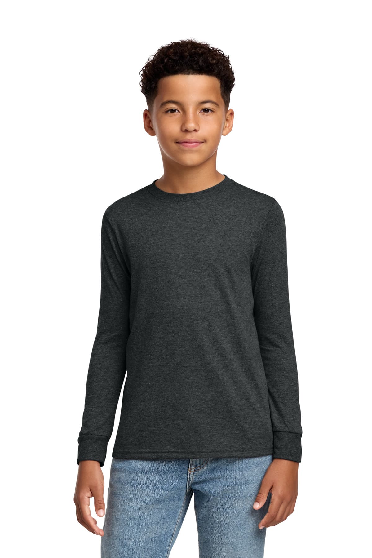 District ® Youth Perfect Tri ® Long Sleeve Tee DT132Y thumbnail 3