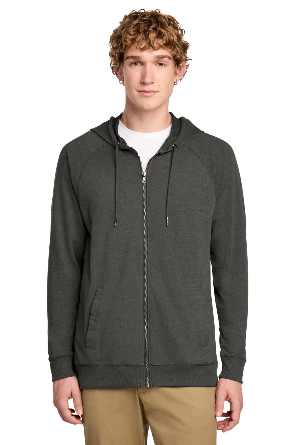 District ® Featherweight French Terry  Full-Zip Hoodie DT573 thumbnail 5