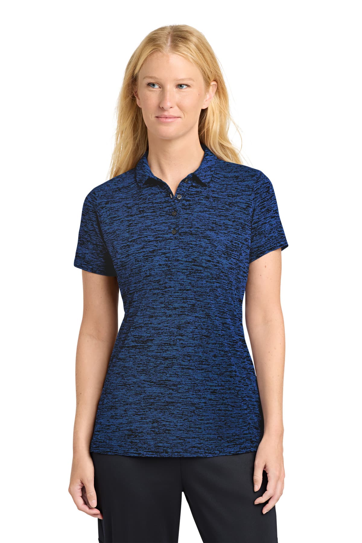 Sport-Tek ® Women's PosiCharge ® Electric Heather Polo. LST590 thumbnail 3