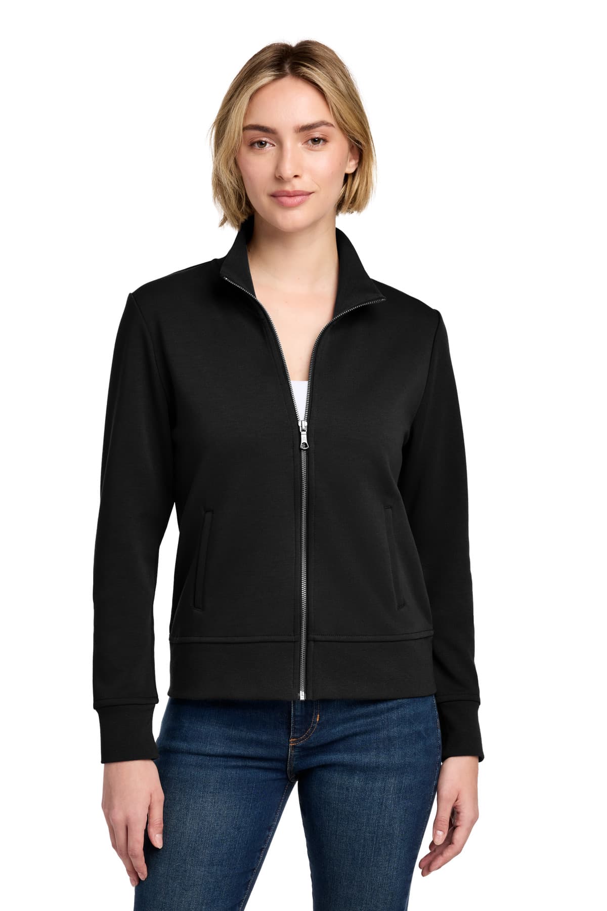 Brooks Brothers ® Women's Double-Knit Full-Zip BB18211 thumbnail 2