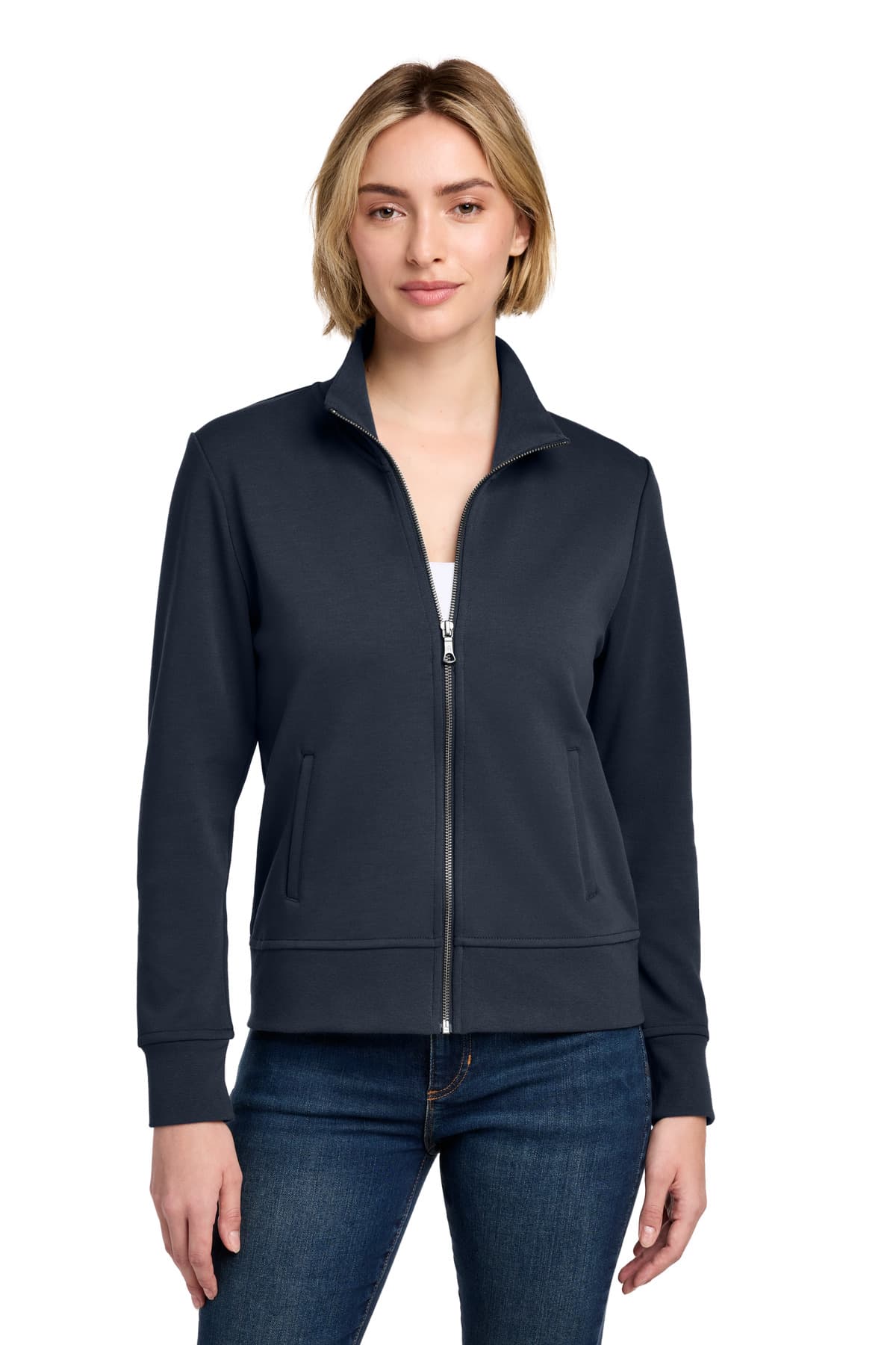 Brooks Brothers ® Women's Double-Knit Full-Zip BB18211 thumbnail 3