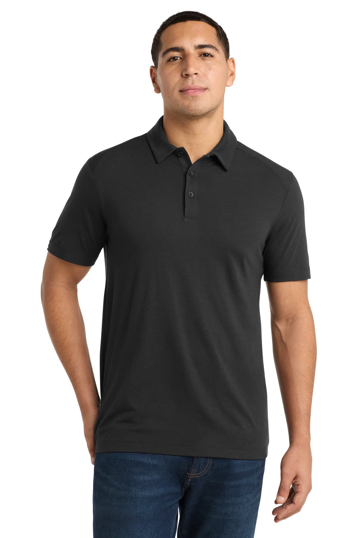 Sport-Tek ® PosiCharge ® Tri-Blend Wicking Polo. ST405 thumbnail 2