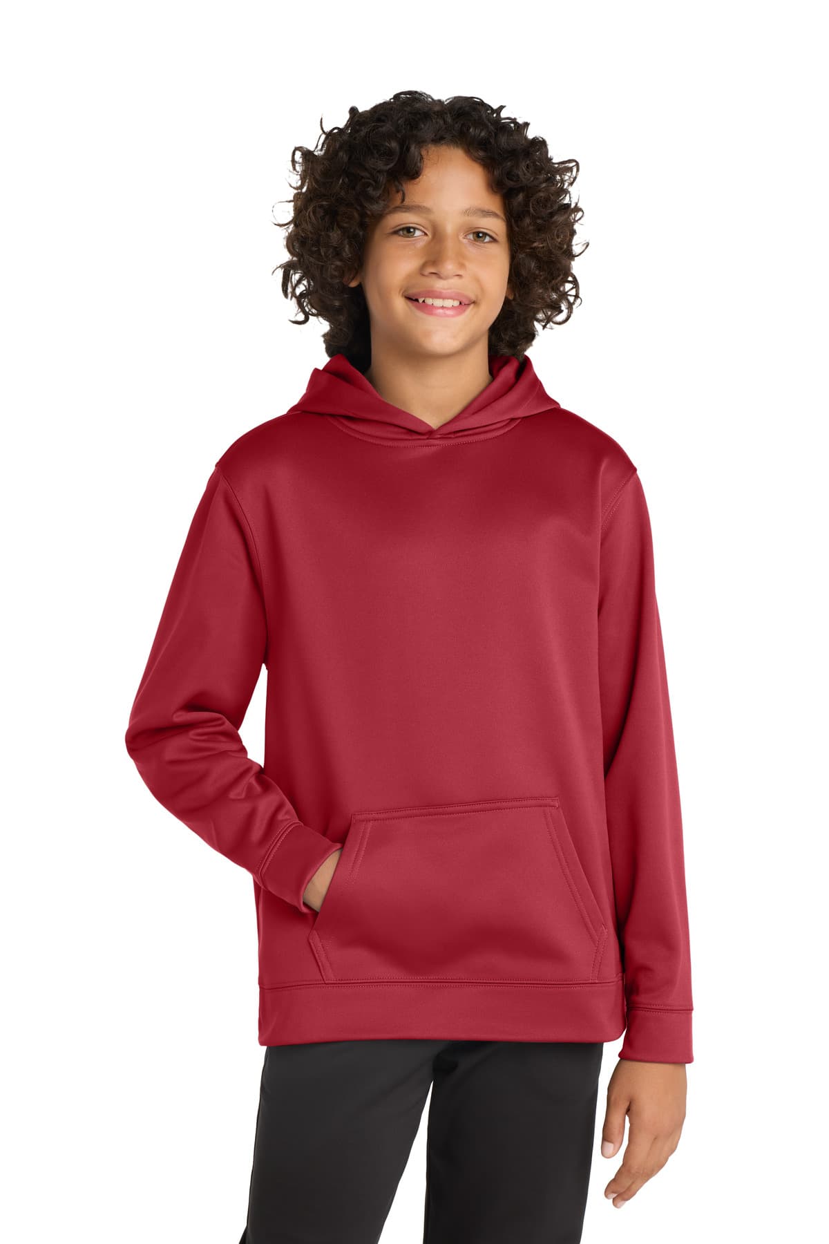 Sport-Tek ® Youth Sport-Wick ® Fleece Hooded Pullover. YST244 thumbnail 4