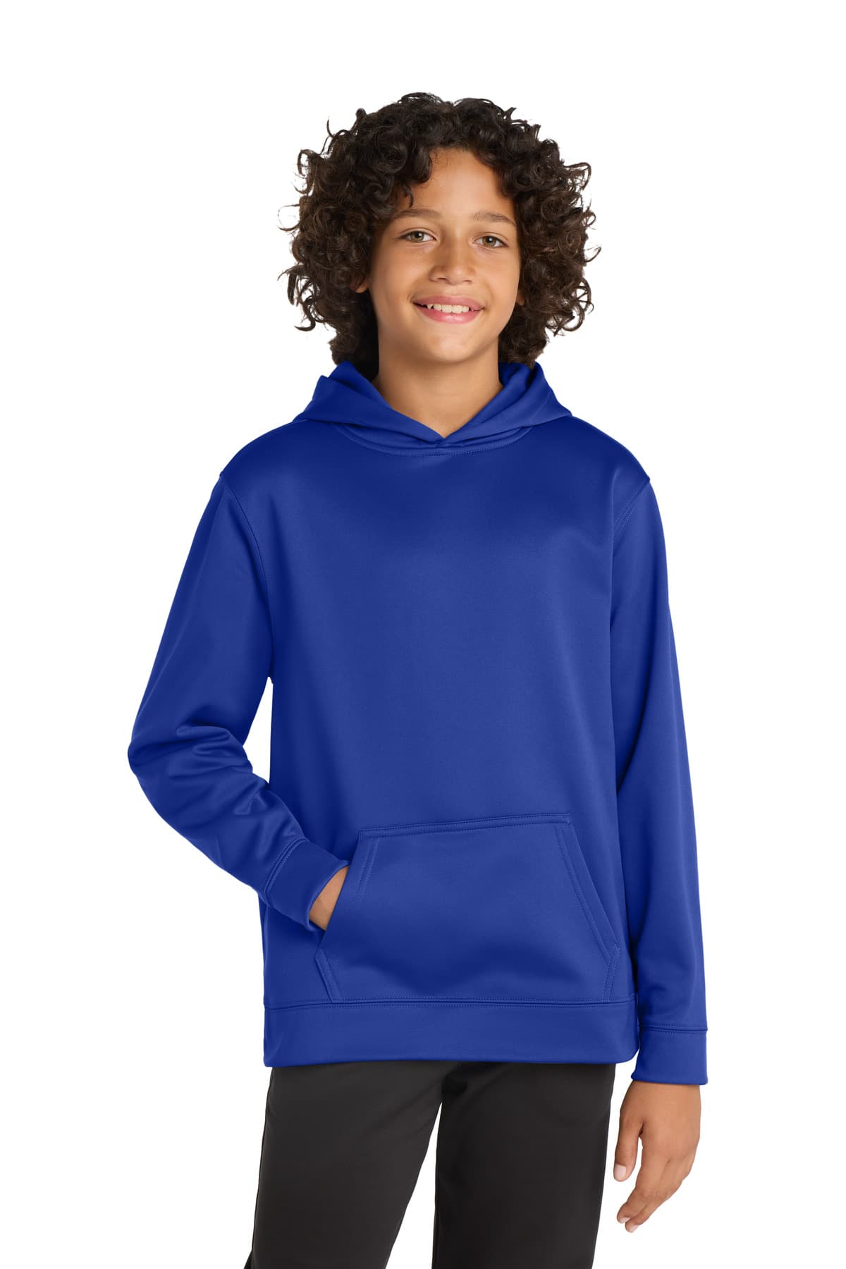 Sport-Tek ® Youth Sport-Wick ® Fleece Hooded Pullover. YST244 thumbnail 4