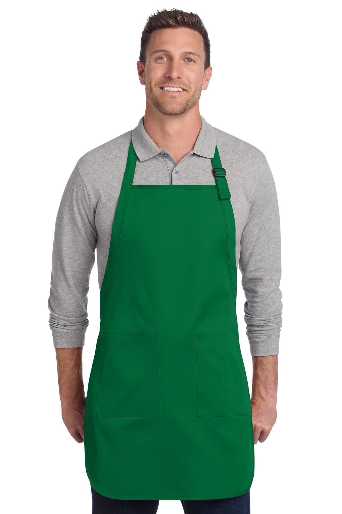 Port Authority ® Full-Length Two-Pocket Bib Apron. A600 thumbnail 4