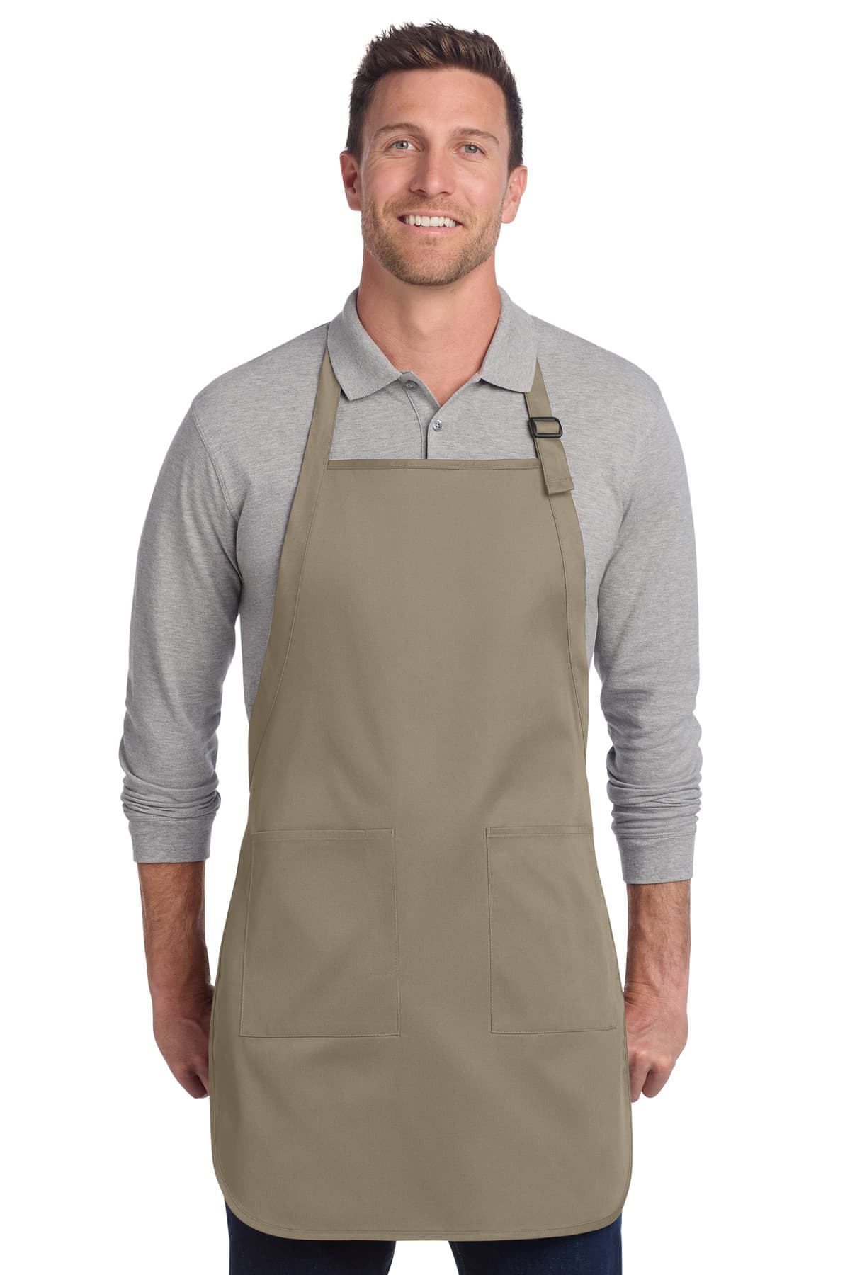 Port Authority ® Full-Length Two-Pocket Bib Apron. A600 thumbnail 5