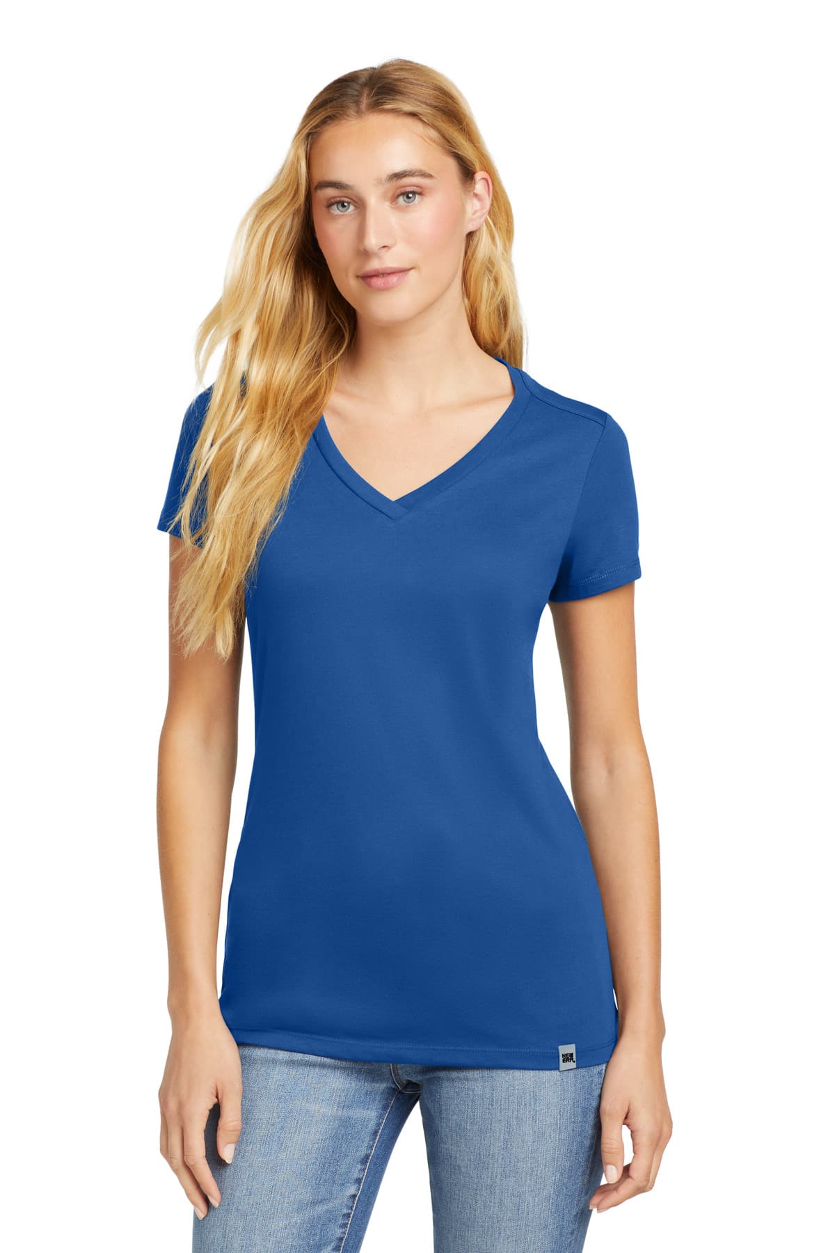 New Era ® Women's Heritage Blend V-Neck Tee. LNEA101 thumbnail 4