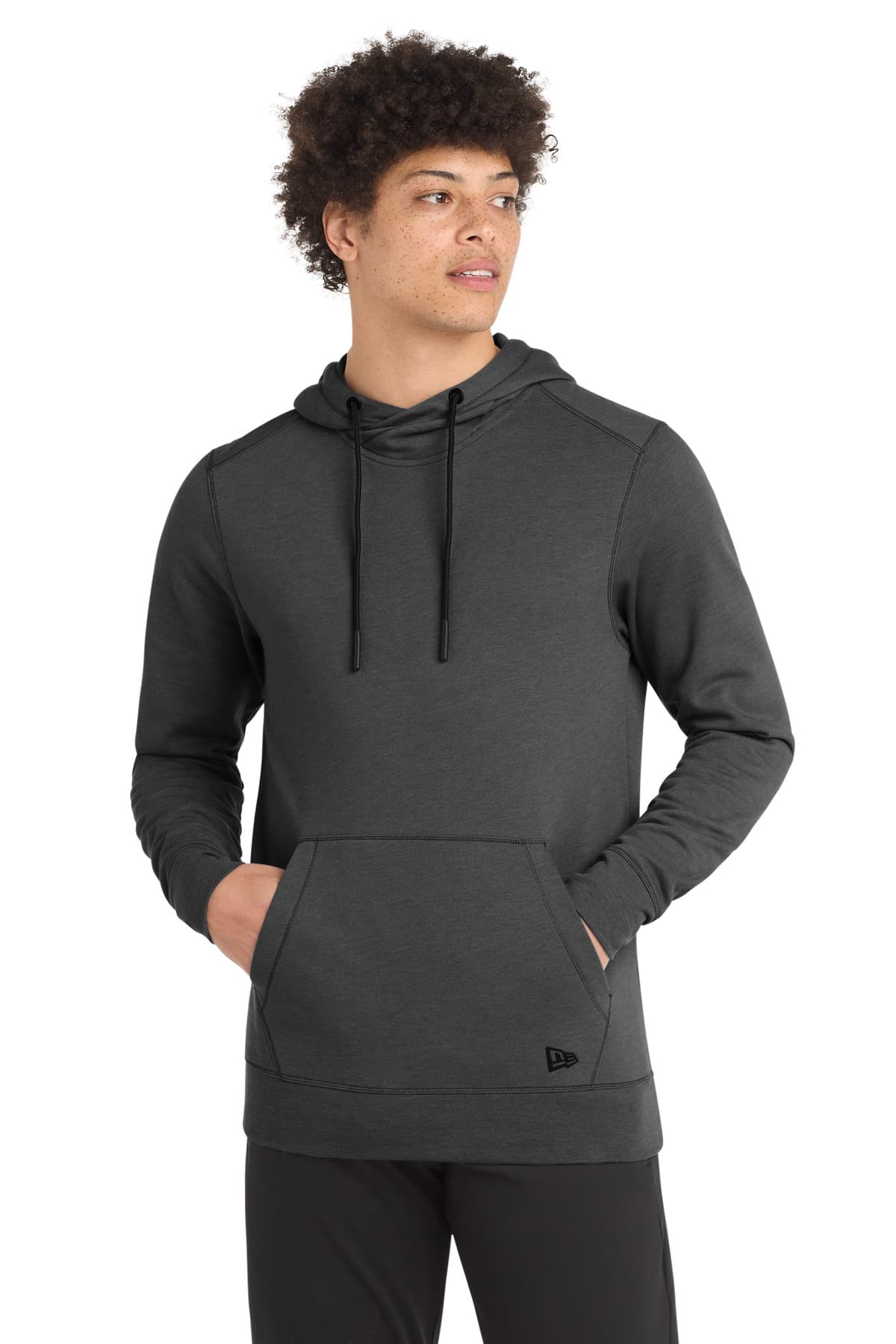 New Era ® Tri-Blend Fleece Pullover Hoodie. NEA510 thumbnail 2