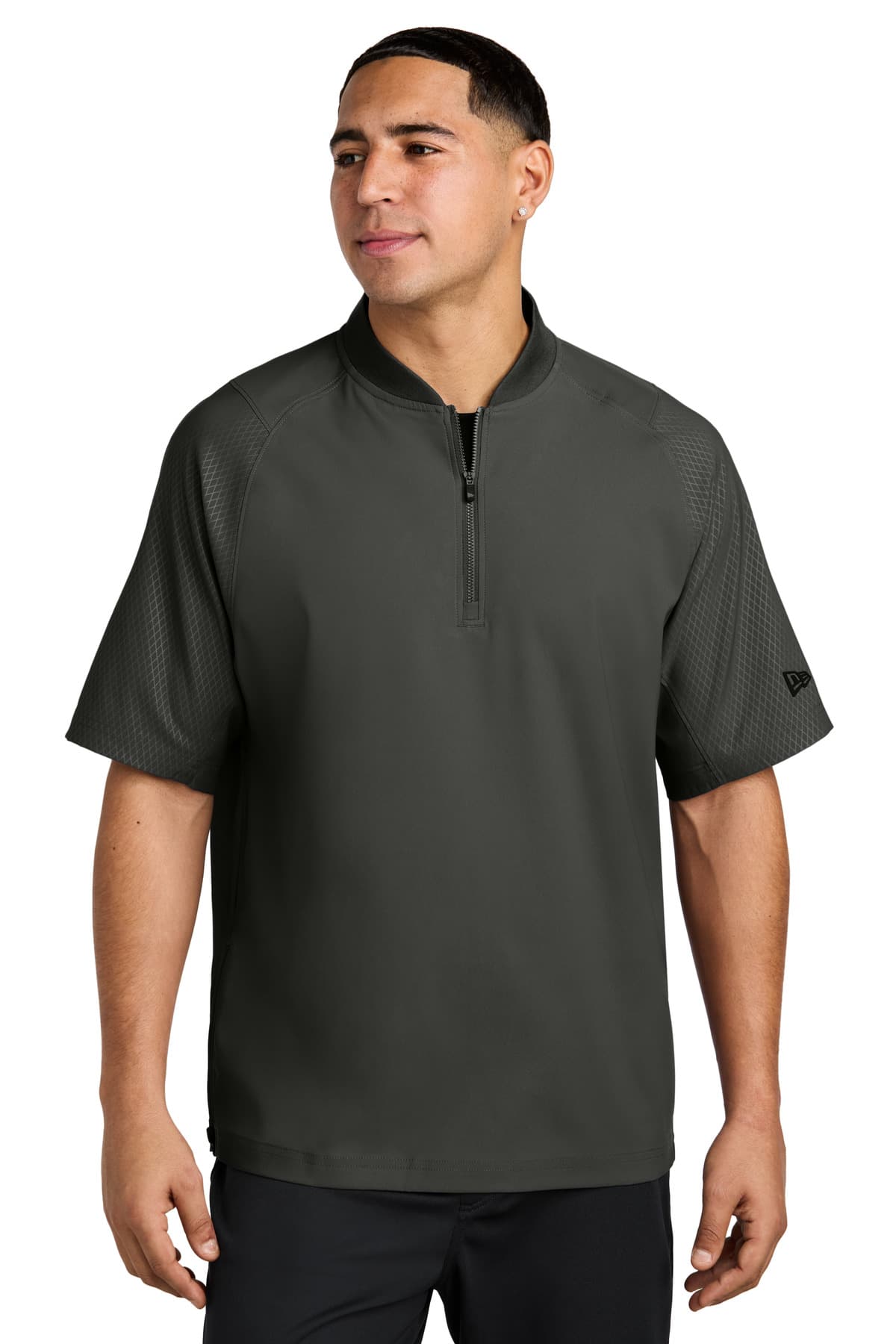 New Era ® Cage Short Sleeve 1/4-Zip Jacket. NEA600 thumbnail 2
