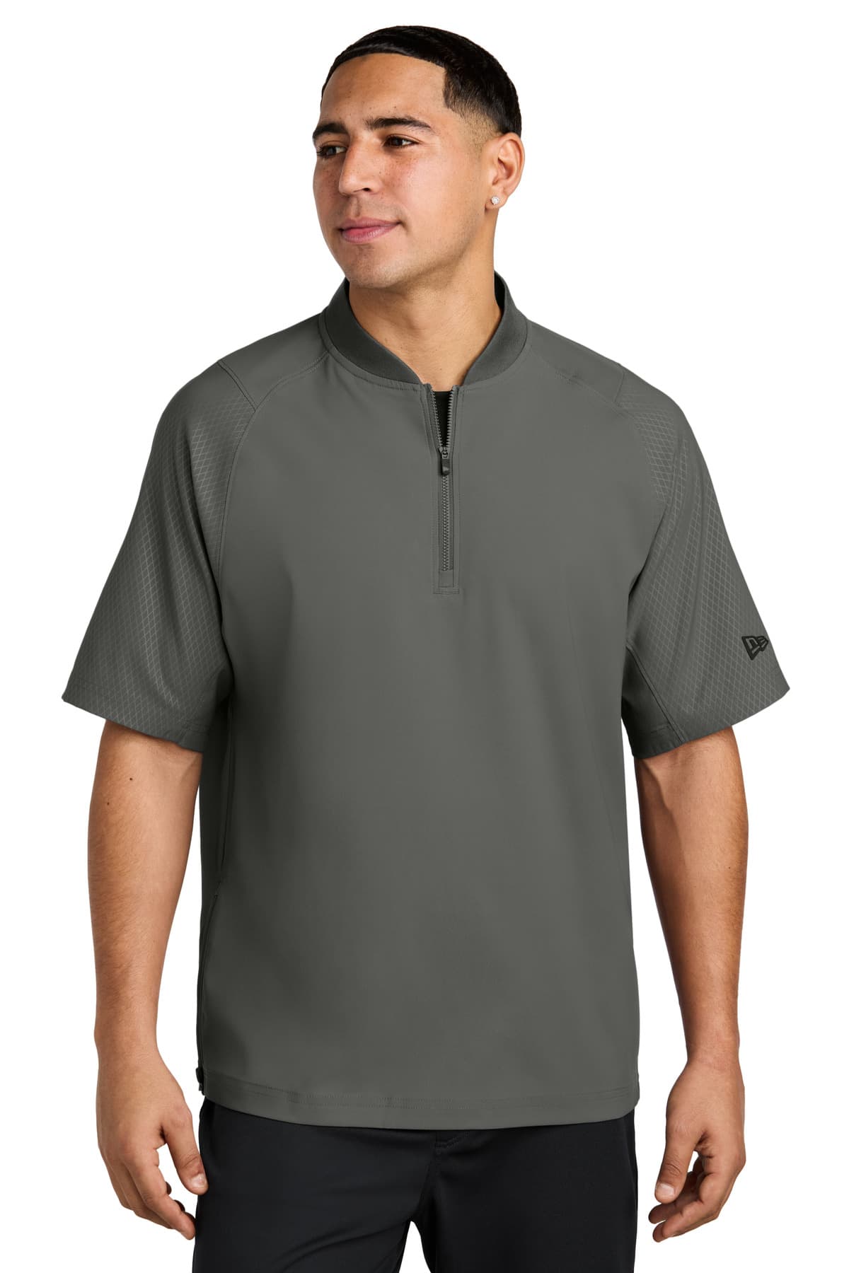 New Era ® Cage Short Sleeve 1/4-Zip Jacket. NEA600 thumbnail 4