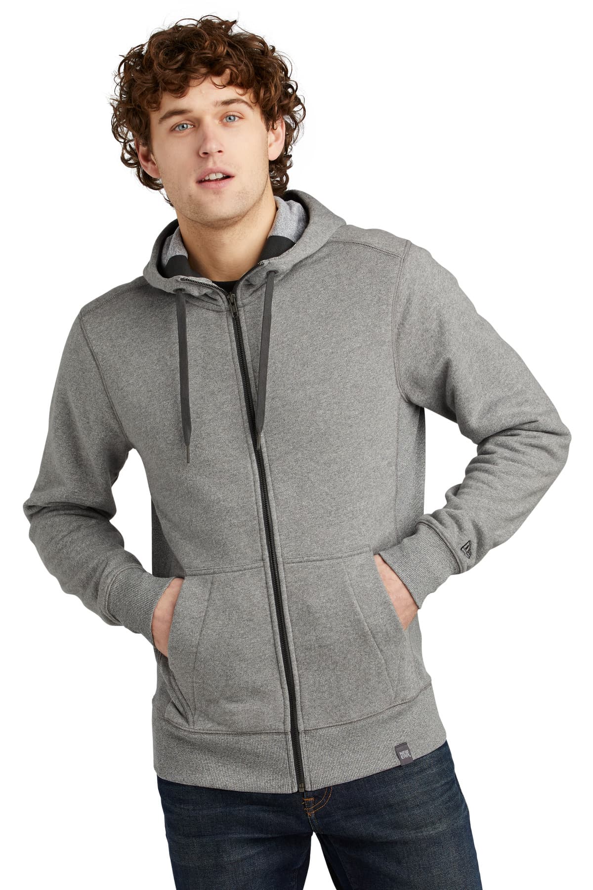 New Era ® French Terry Full-Zip Hoodie. NEA502 thumbnail 5