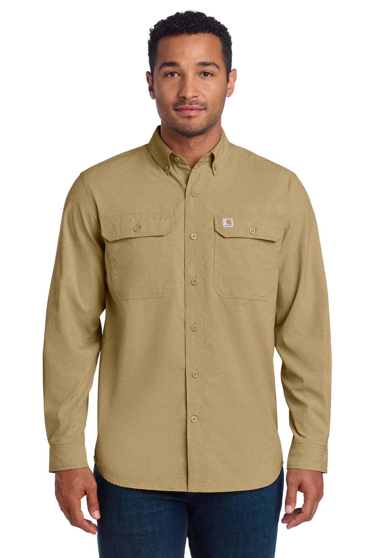 Carhartt Force ® Solid Long Sleeve Shirt CT105291 thumbnail 3