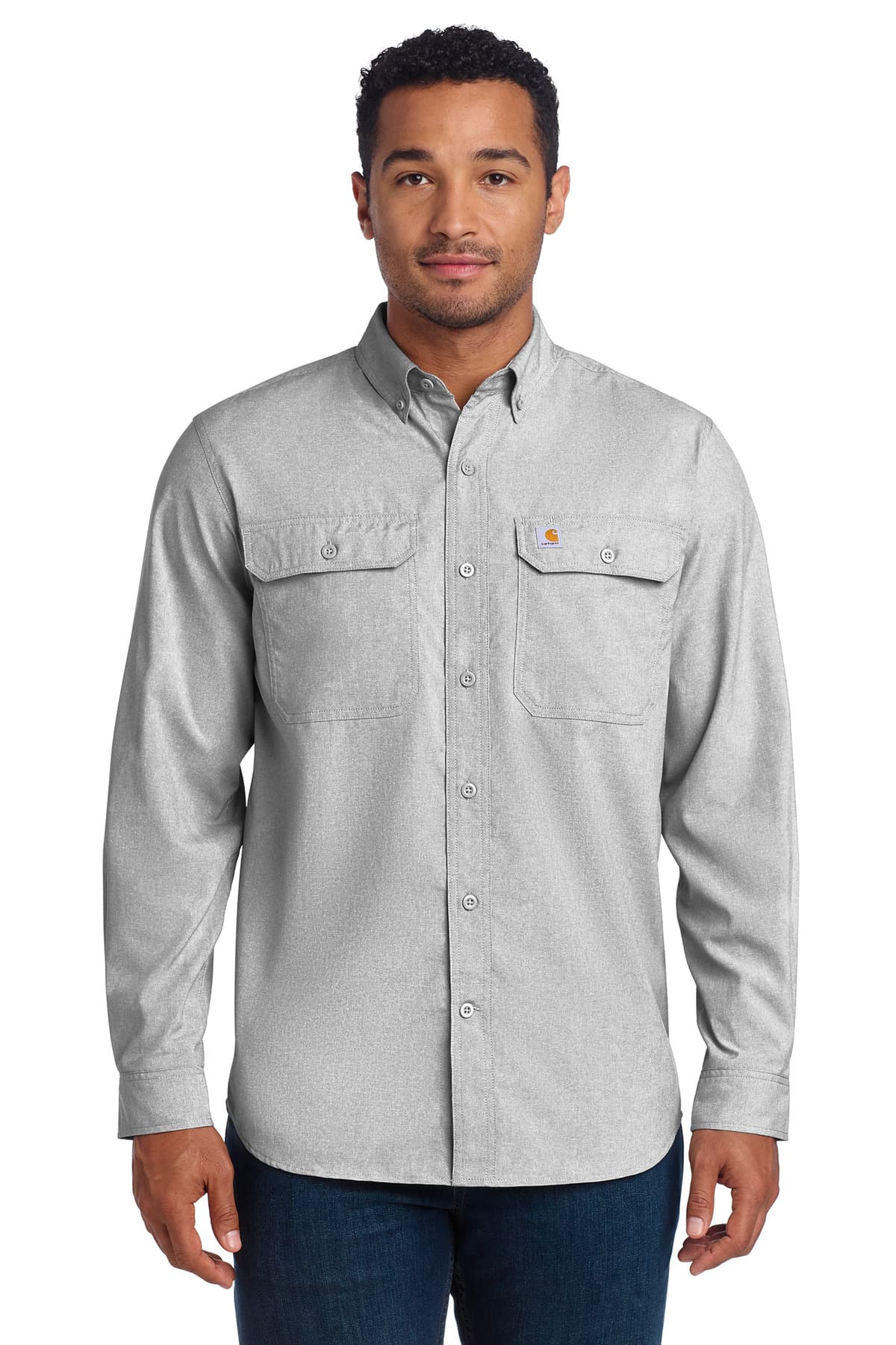 Carhartt Force ® Solid Long Sleeve Shirt CT105291 thumbnail 2