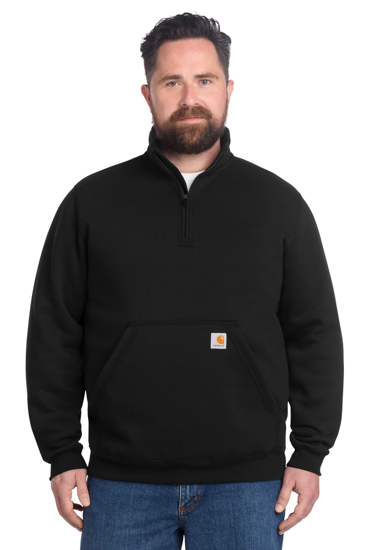 Carhartt ® Midweight 1/4-Zip Mock Neck Sweatshirt CT105294 thumbnail 2