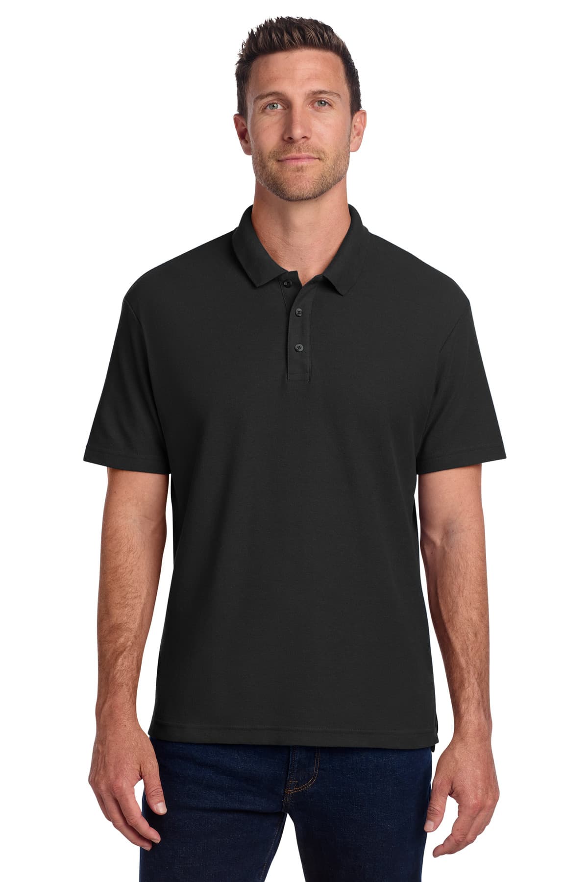 Port Authority ® C-FREE ® Cotton Blend Pique Polo K867 thumbnail 3