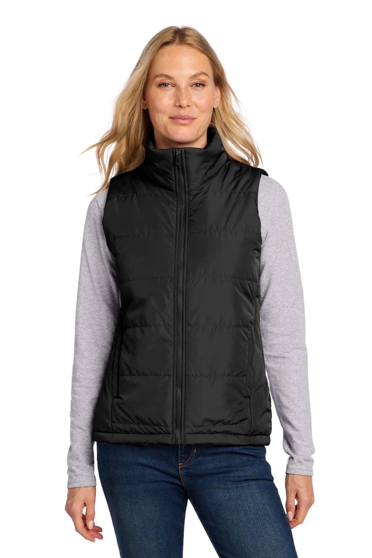 Port Authority ® Women's Puffer Vest L853 thumbnail 2