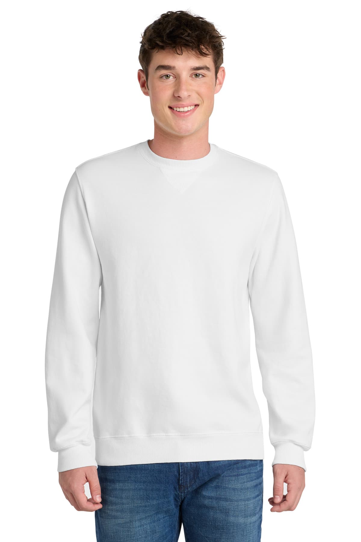 Port & Co ™ Beach Wash ® Garment-Dyed Crewneck Sweatshirt PC098 thumbnail 4