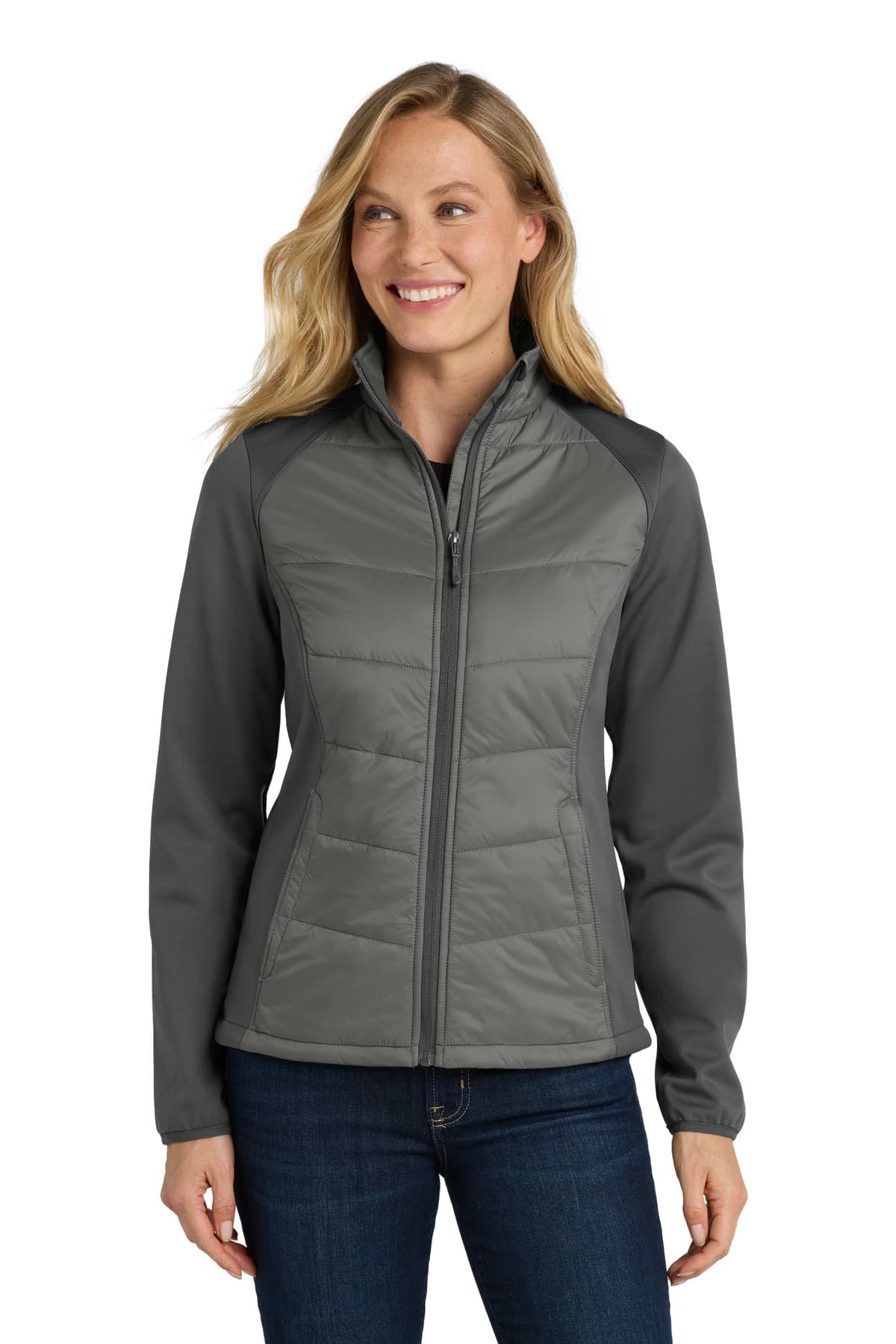 Port Authority ® Women's Hybrid Soft Shell Jacket. L787 thumbnail 3