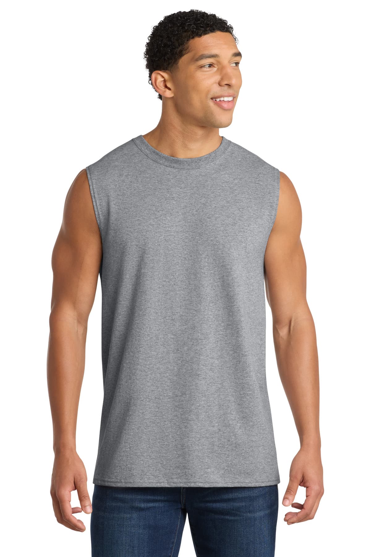 Port & Co  Core Cotton Sleeveless Tee. PC54SL thumbnail 3