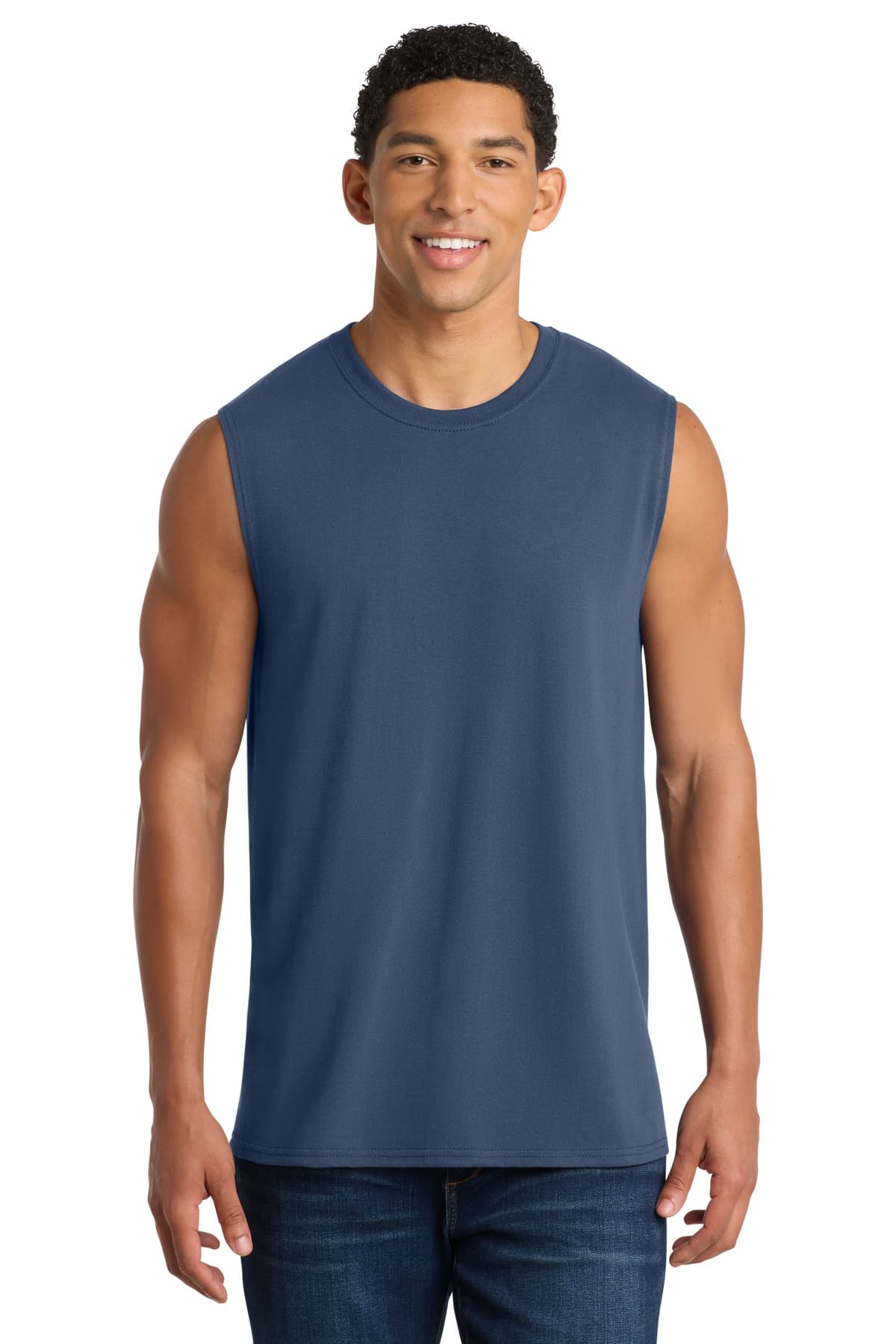 Port & Co  Core Cotton Sleeveless Tee. PC54SL thumbnail 5