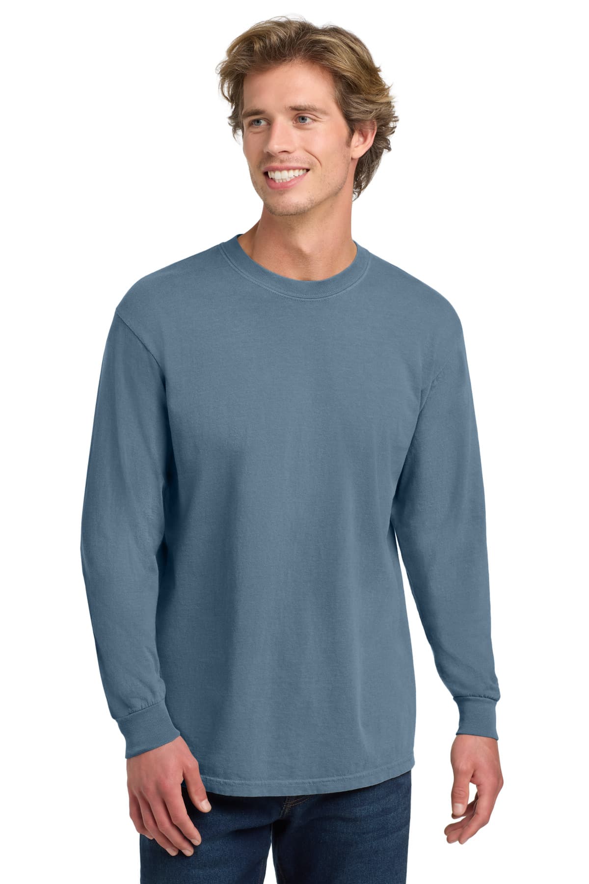 COMFORT COLORS ® Heavyweight Ring Spun Long Sleeve Tee. 6014 thumbnail 4